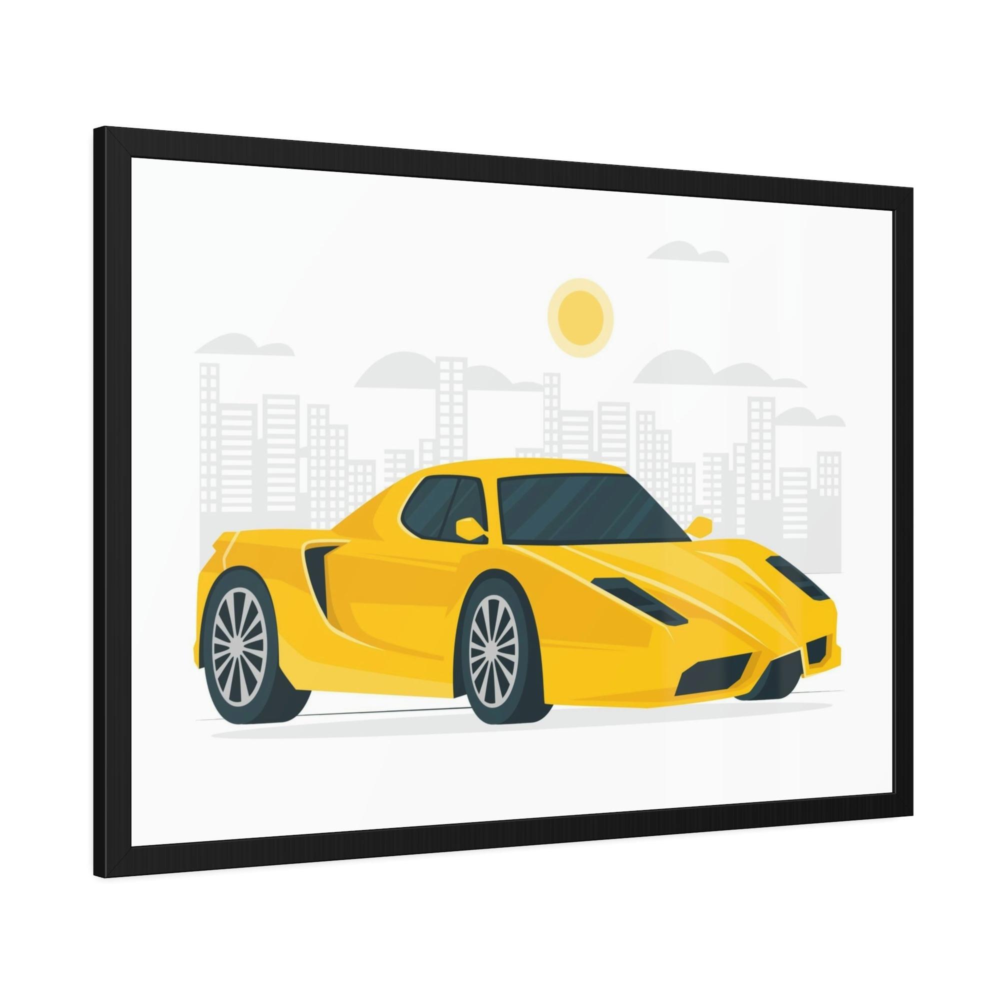 Lamborghini Graceful Power: Lamborghini Framed Poster & Canvas and Wall Art Decor