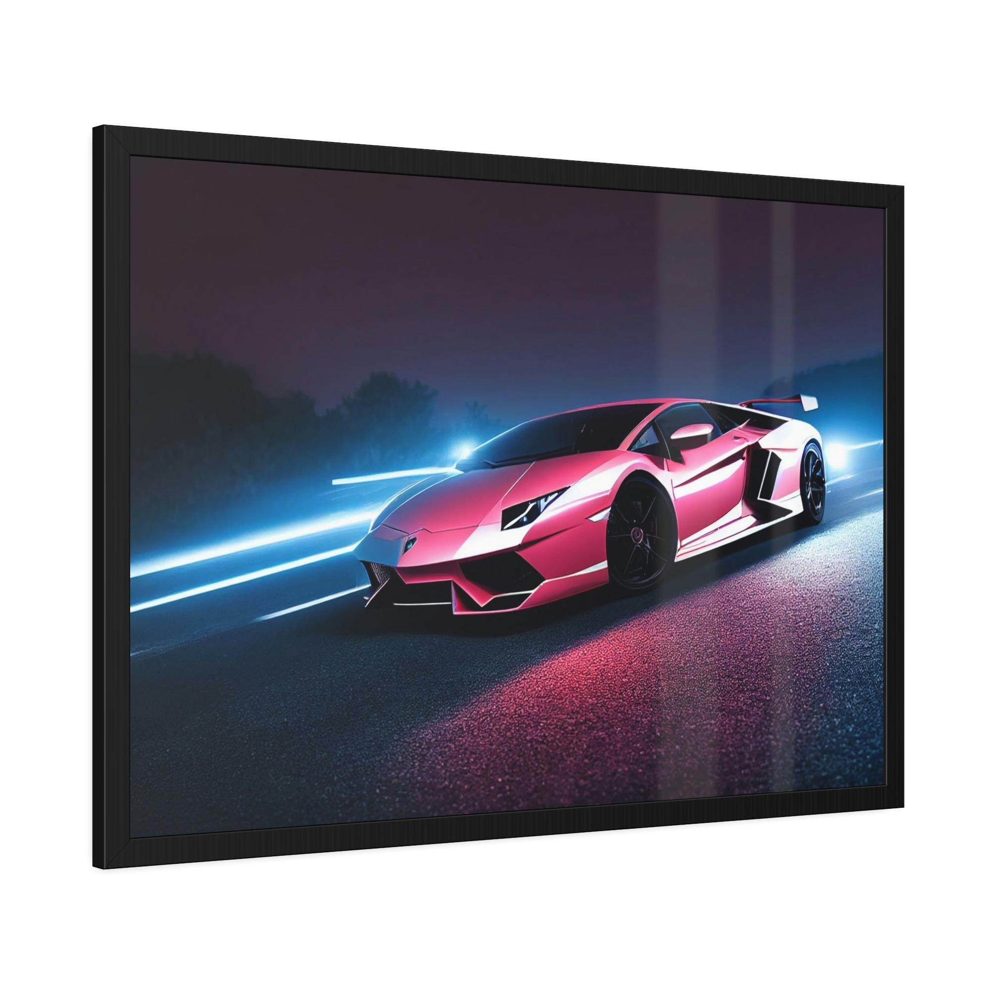 Lamborghini Artistic Expression of Power: Lamborghini Canvas & Poster Print and Wall Art