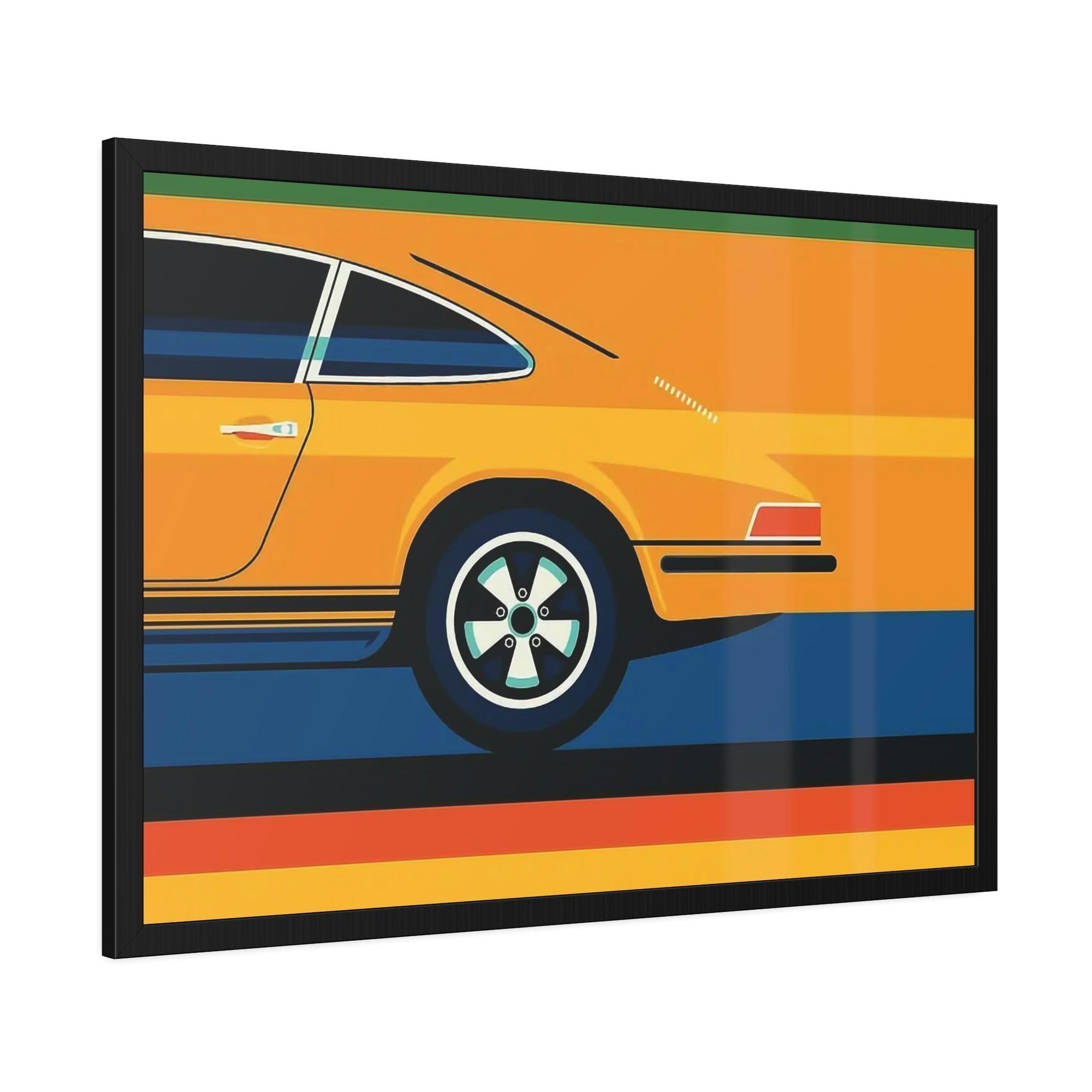 Porsche Porsche Canvas Print: Fine Art Poster for Luxury Car Lovers