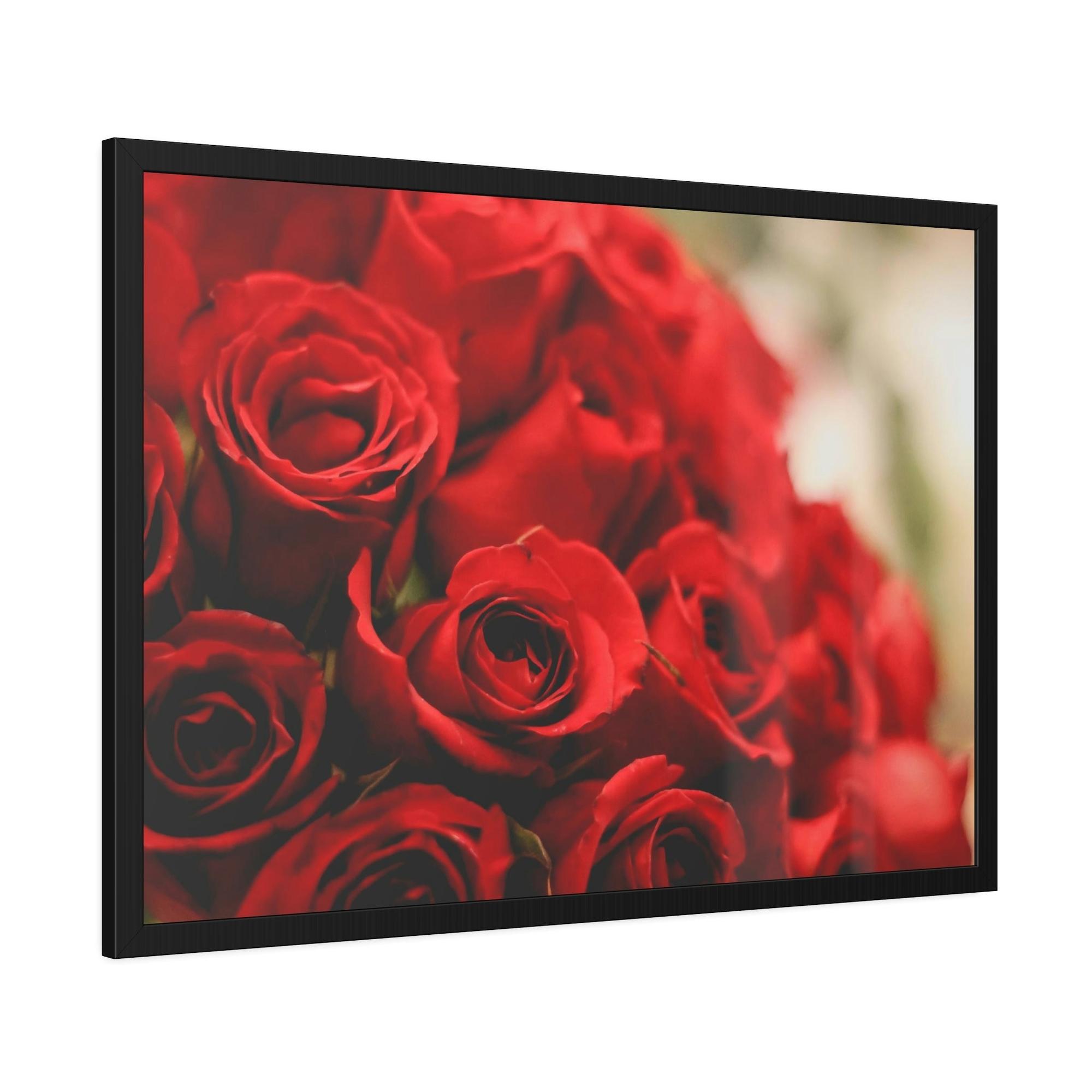 Roses The Beauty of Roses: A Realistic Painting on Canvas