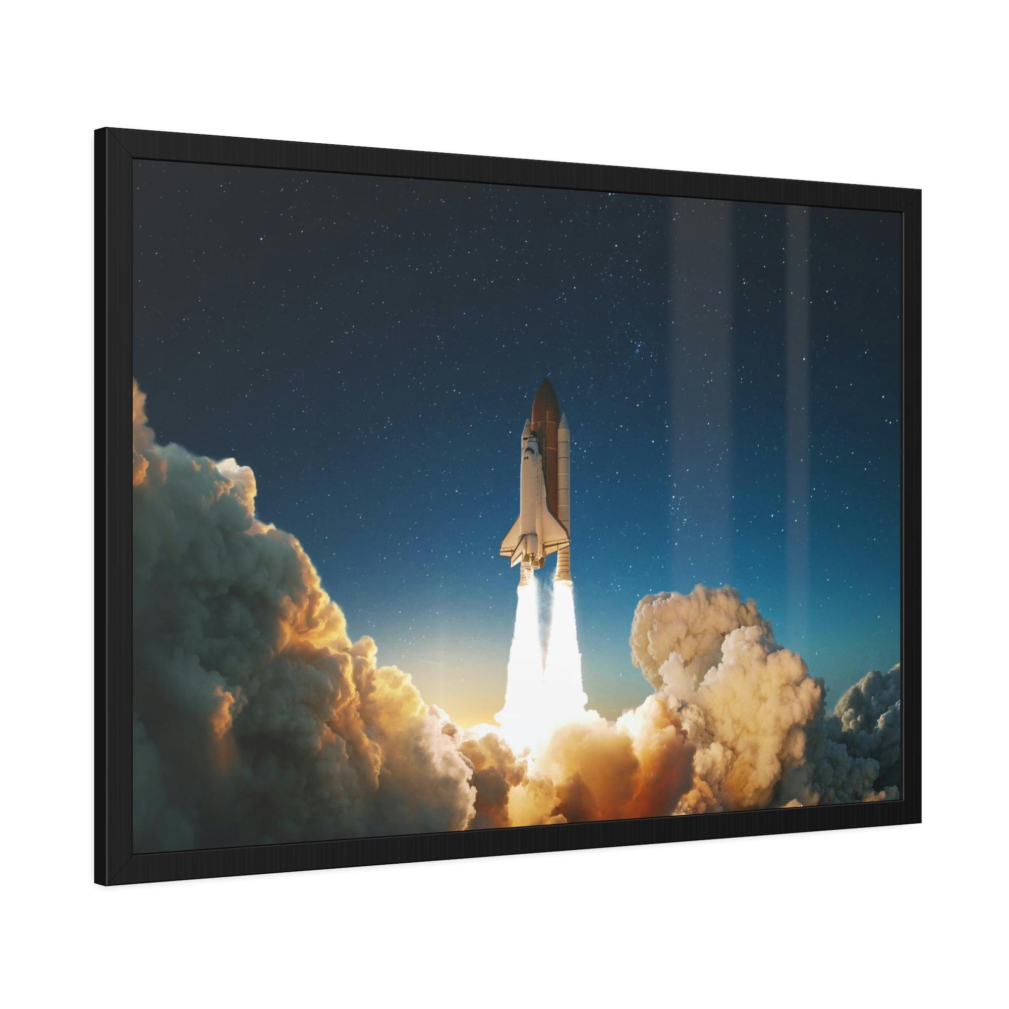 Nasa Beyond the Stratosphere: NASA-Themed Canvas