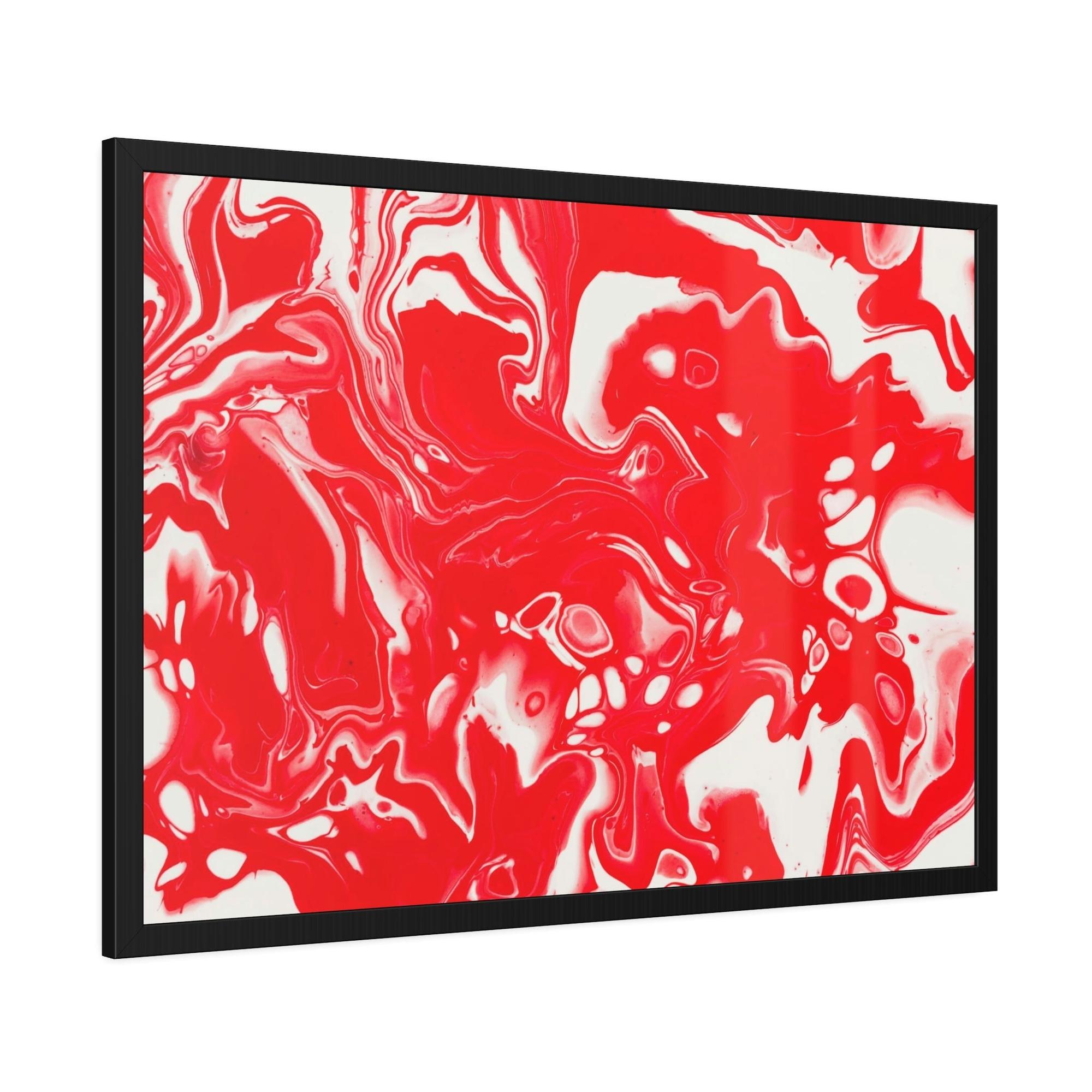 Red Abstract Art Capturing Emotion in Art: Red Abstract Prints and Canvas Wall Art
