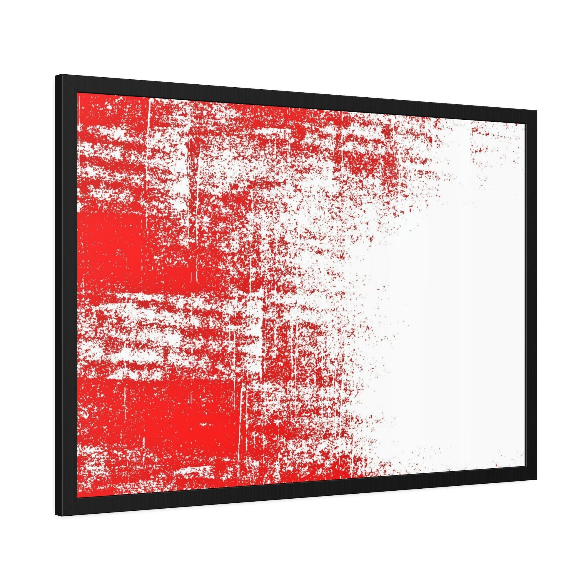 Red Abstract Art The Power of Red: Abstract Wall Art and Prints on Natural Canvas