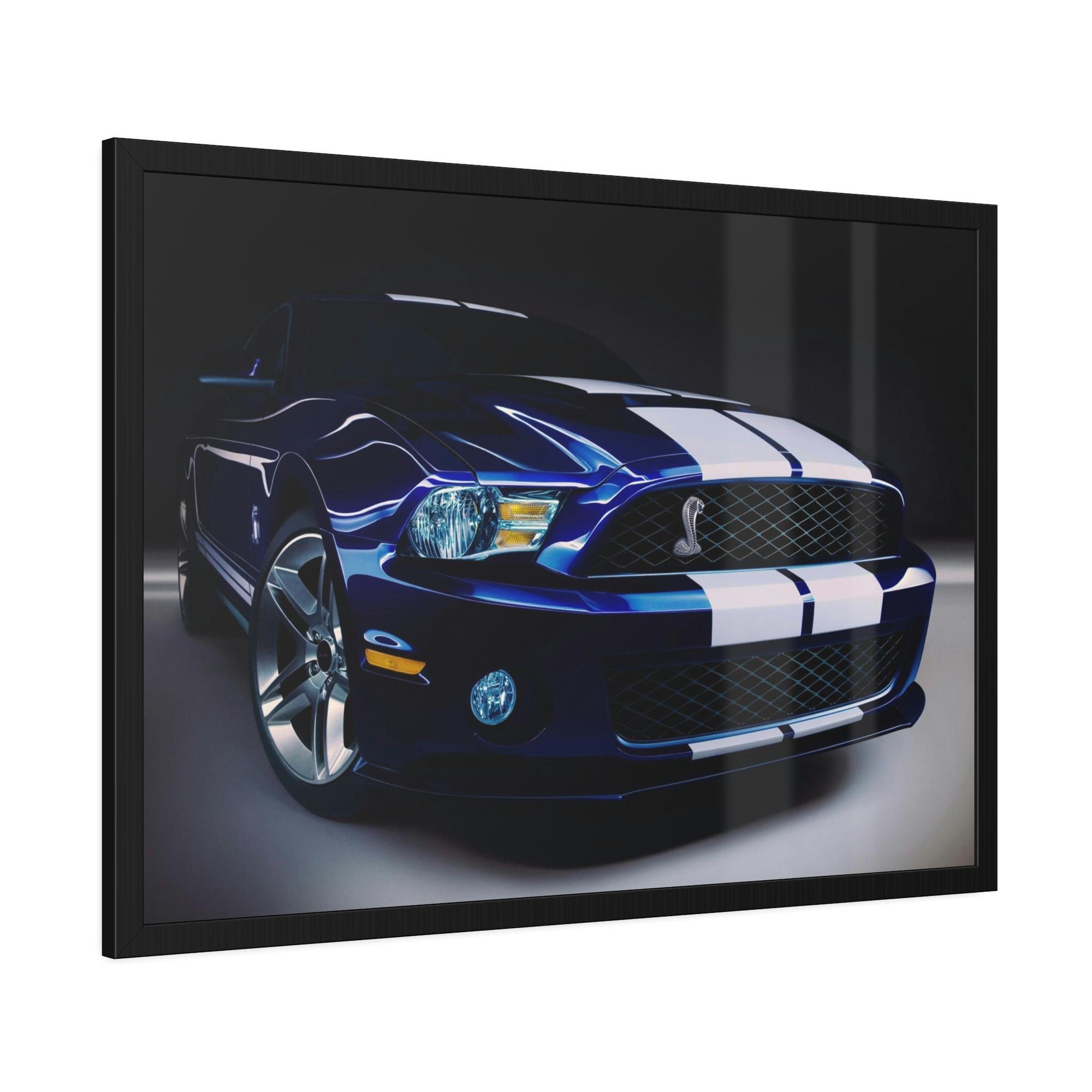 Mustang Mustang: Natural Canvas Wall Art and Framed Canvas & Poster Print