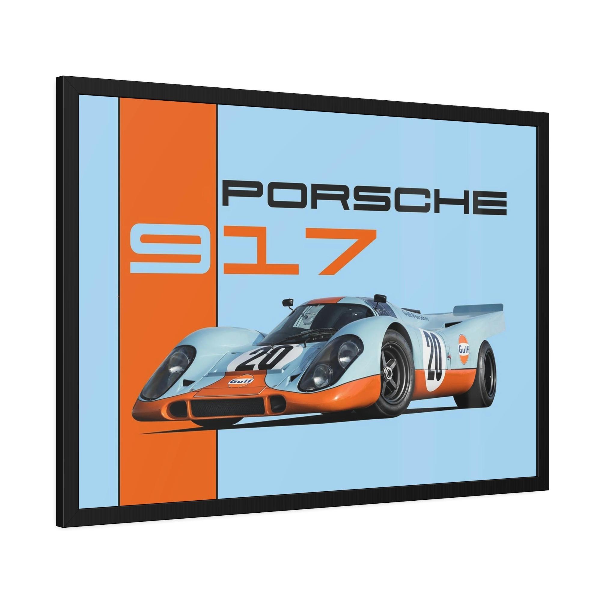 Porsche Speed and Style: Artistic Canvas Print of a Porsche Racing Car