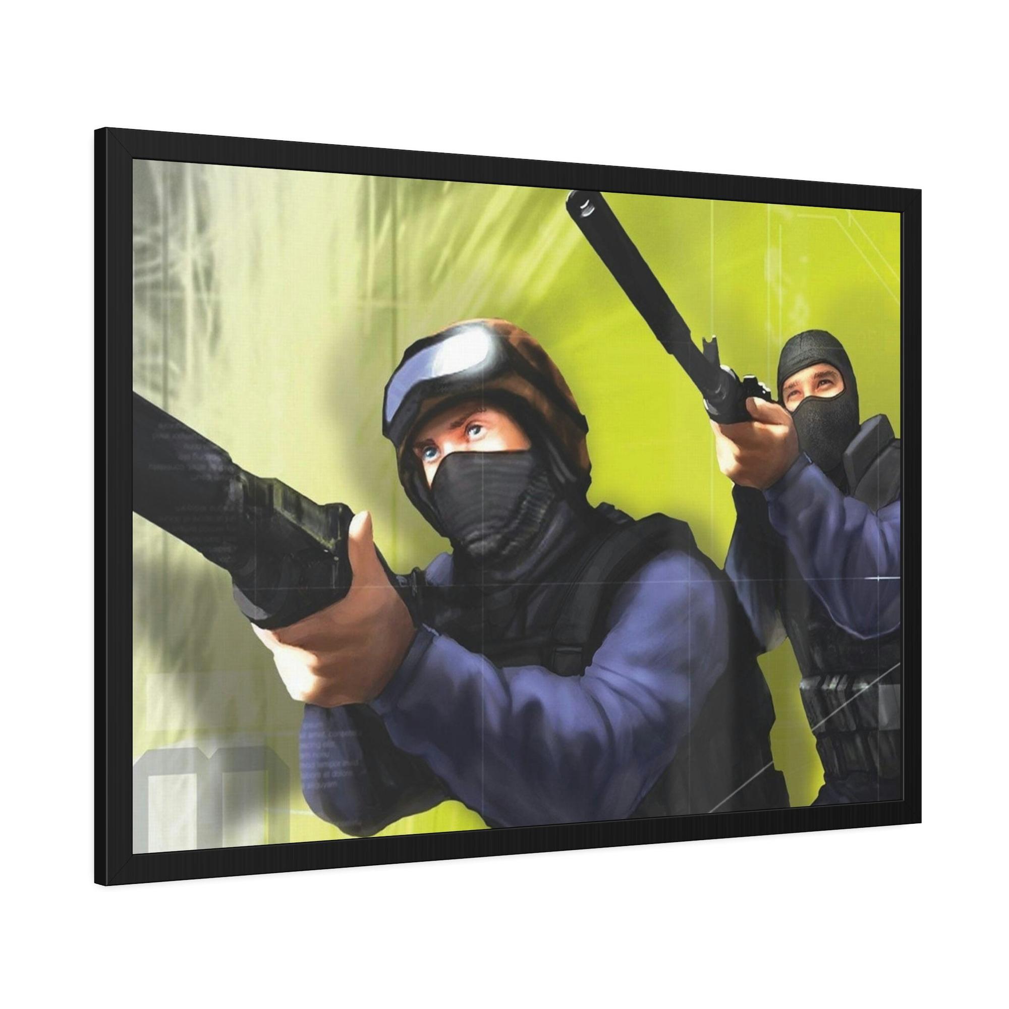 Counter Strike Virtual Heroes: Captivating Counter Strike Print on Canvas & Poster