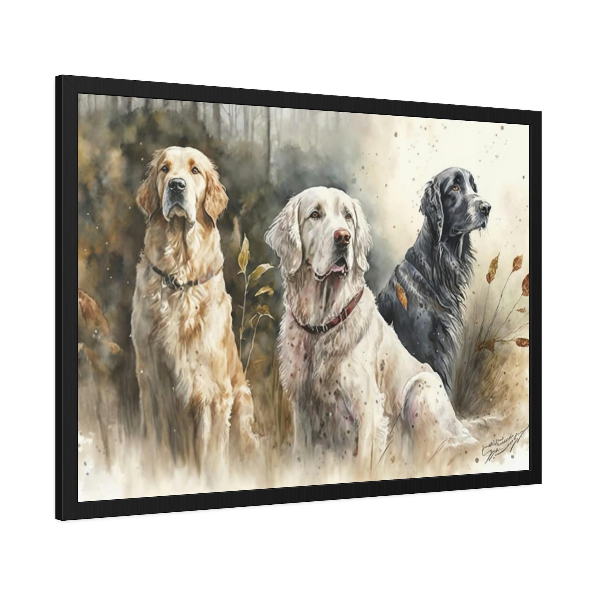 Dogs The Furry Bunch: A Portrait of Playful Pooches