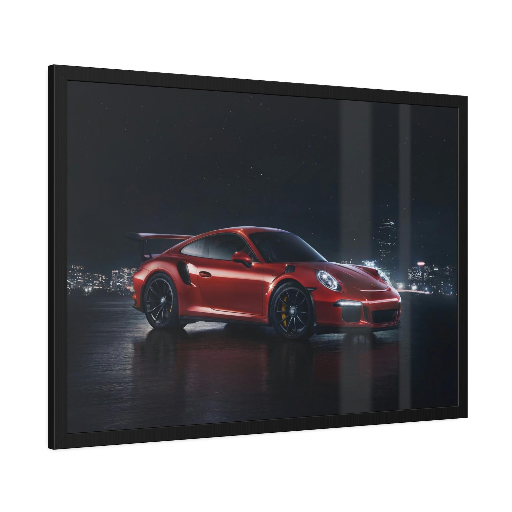 Porsche Racing Dreams: Poster & Canvas Print of a Porsche on the Track