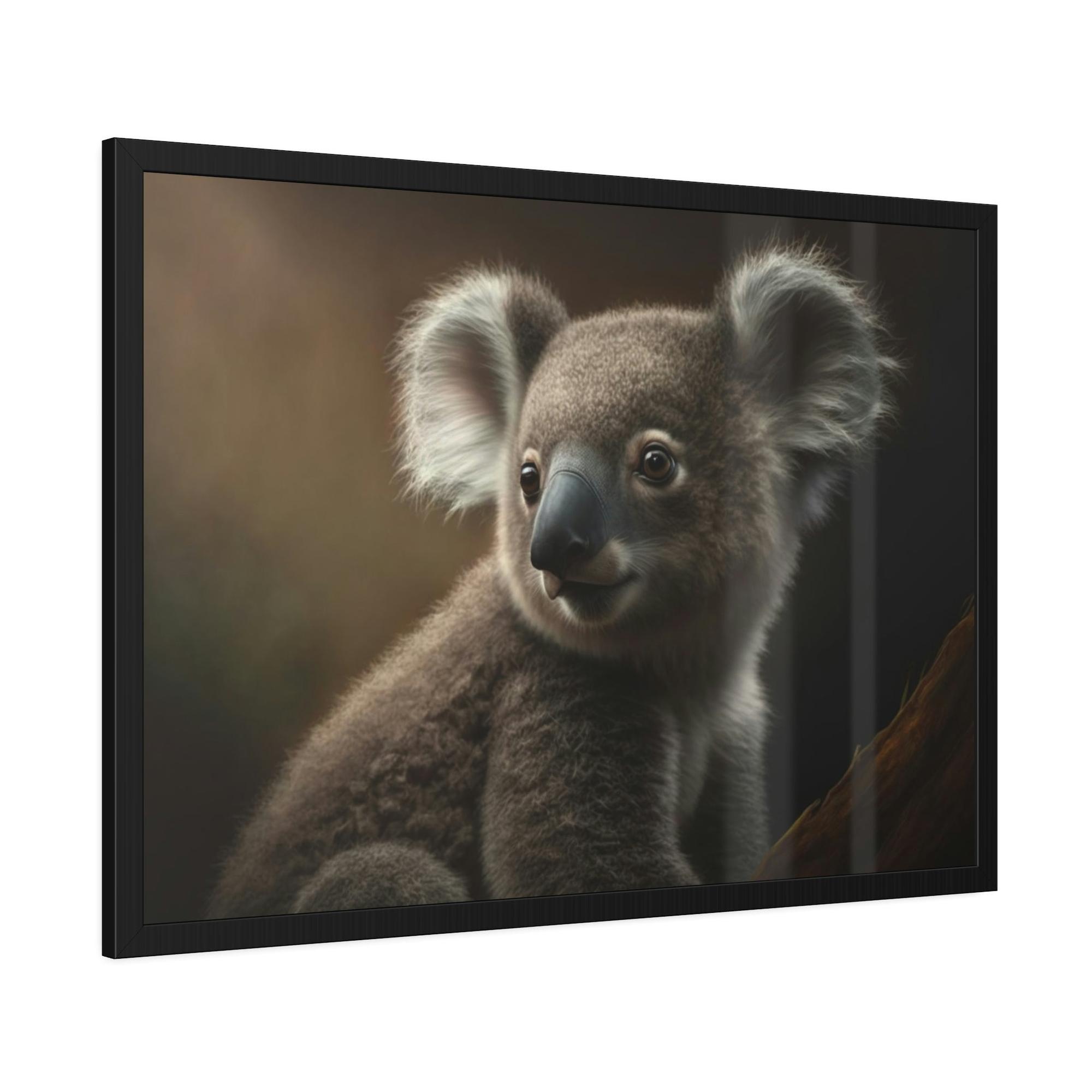 Koalas A Koala's Dream: A Whimsical Painting on Canvas