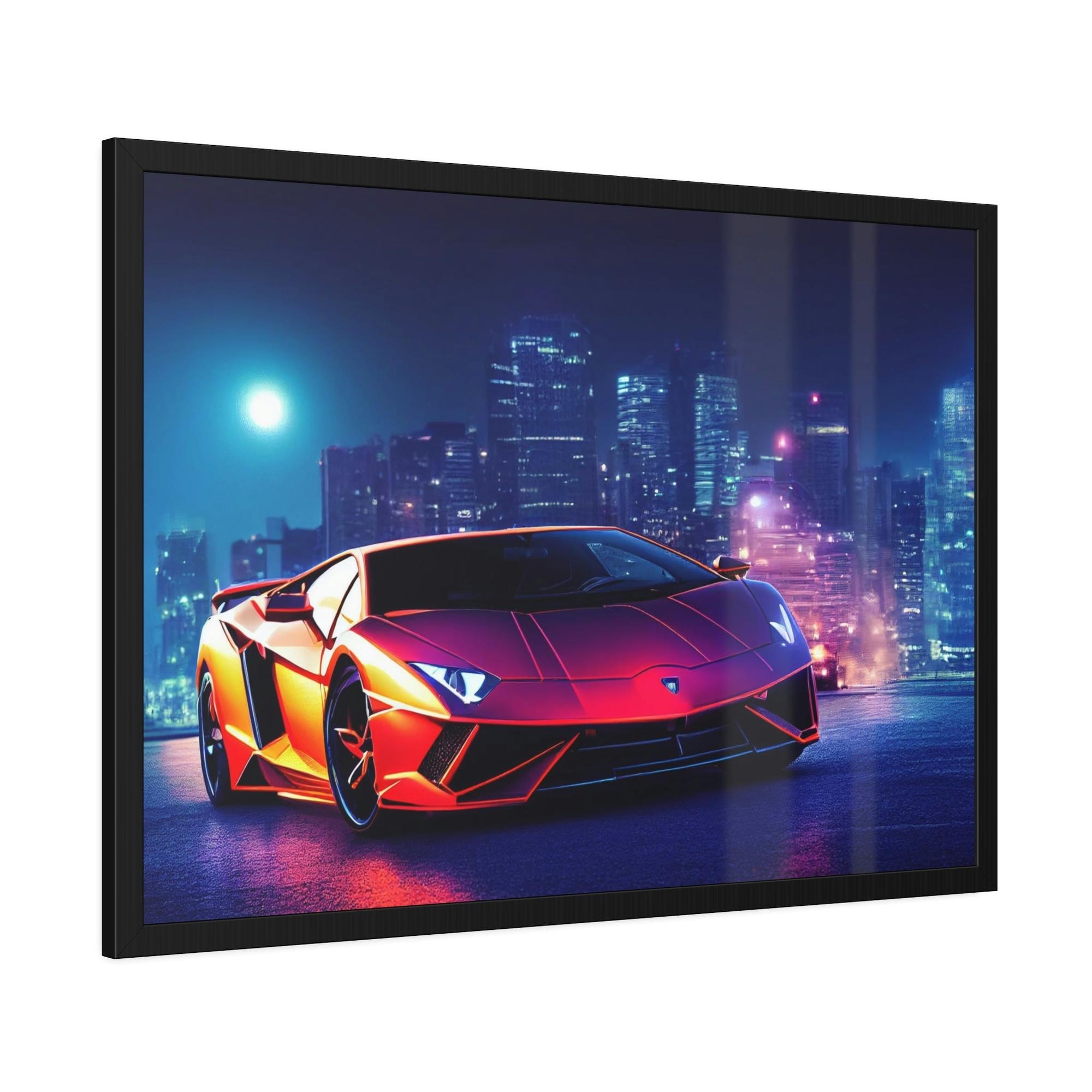 Lamborghini Racing Dreams: Lamborghini Art on Canvas & Poster