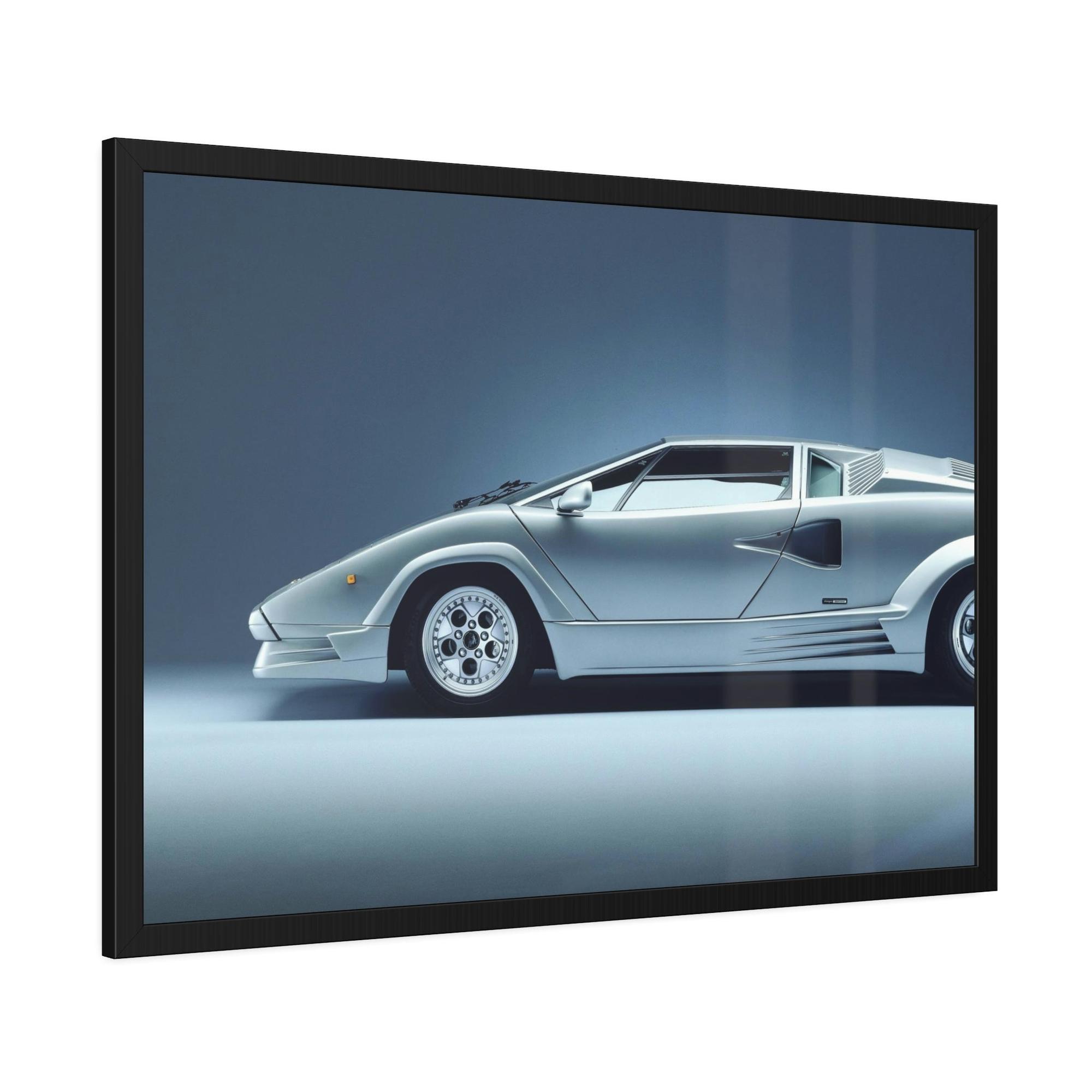Lamborghini Sleek Supercar Beauty: Lamborghini Framed Canvas & Poster Art