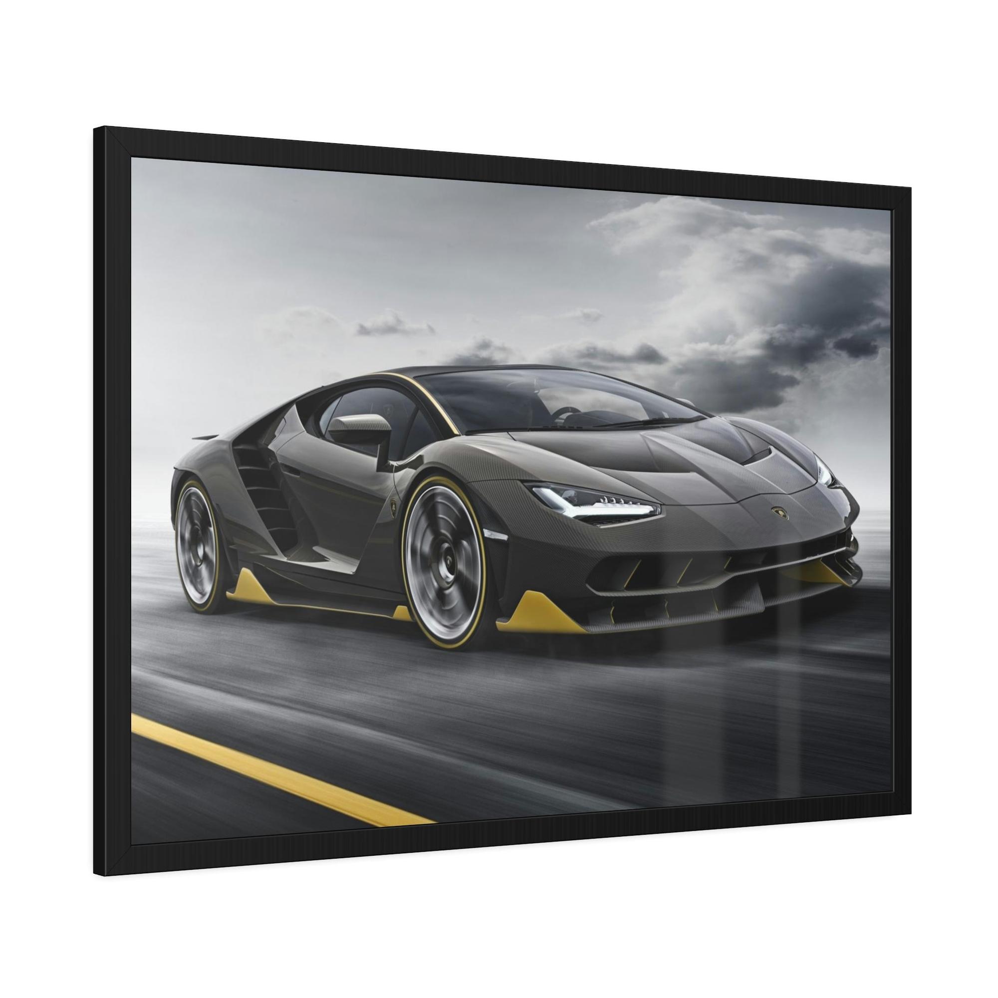 Lamborghini Italian Engineering Masterpiece: Canvas & Poster of a Lamborghini on High-Quality Print