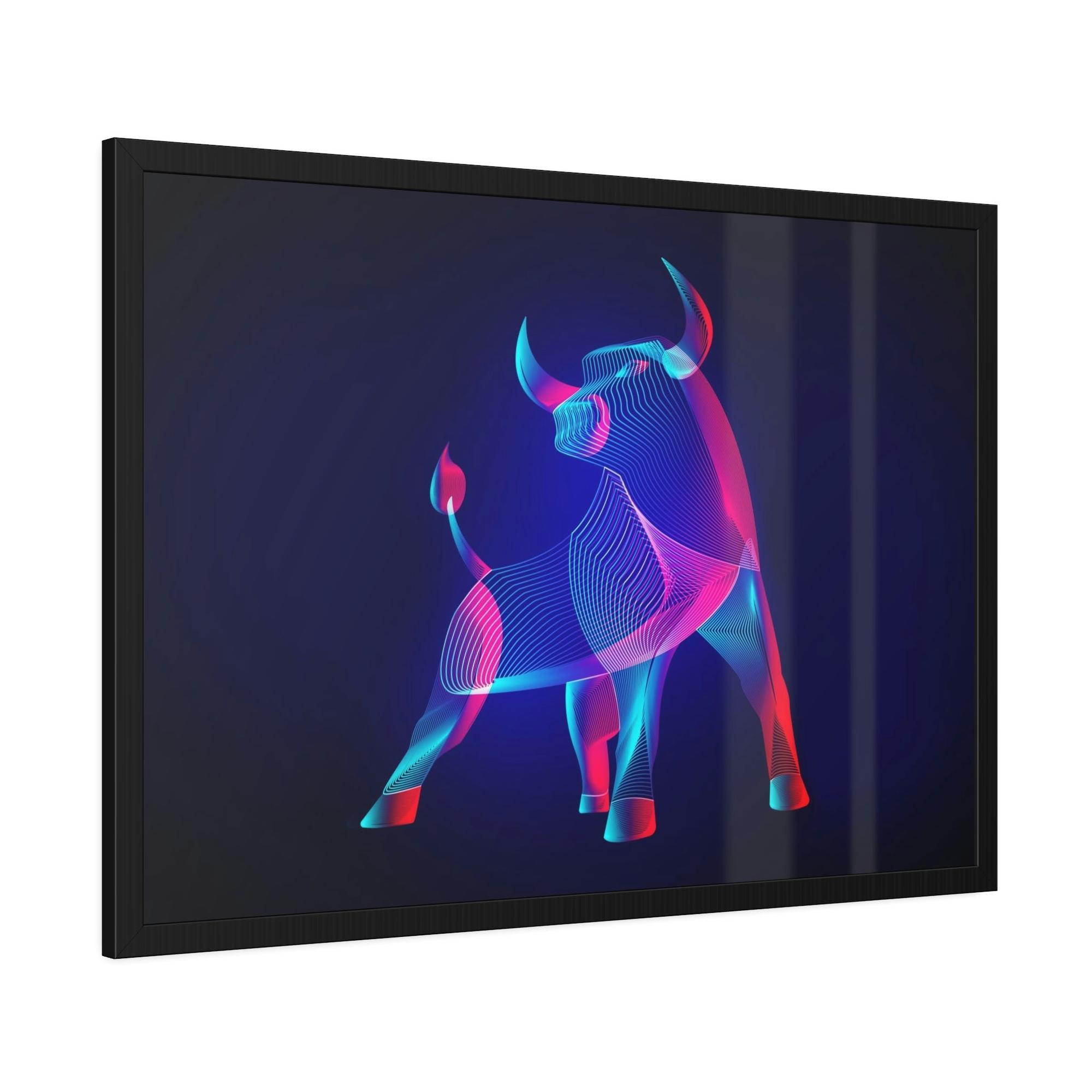 Neon Enchanted Expressions: Premium Canvas Prints for Exquisite Neon-themed Wall Decor