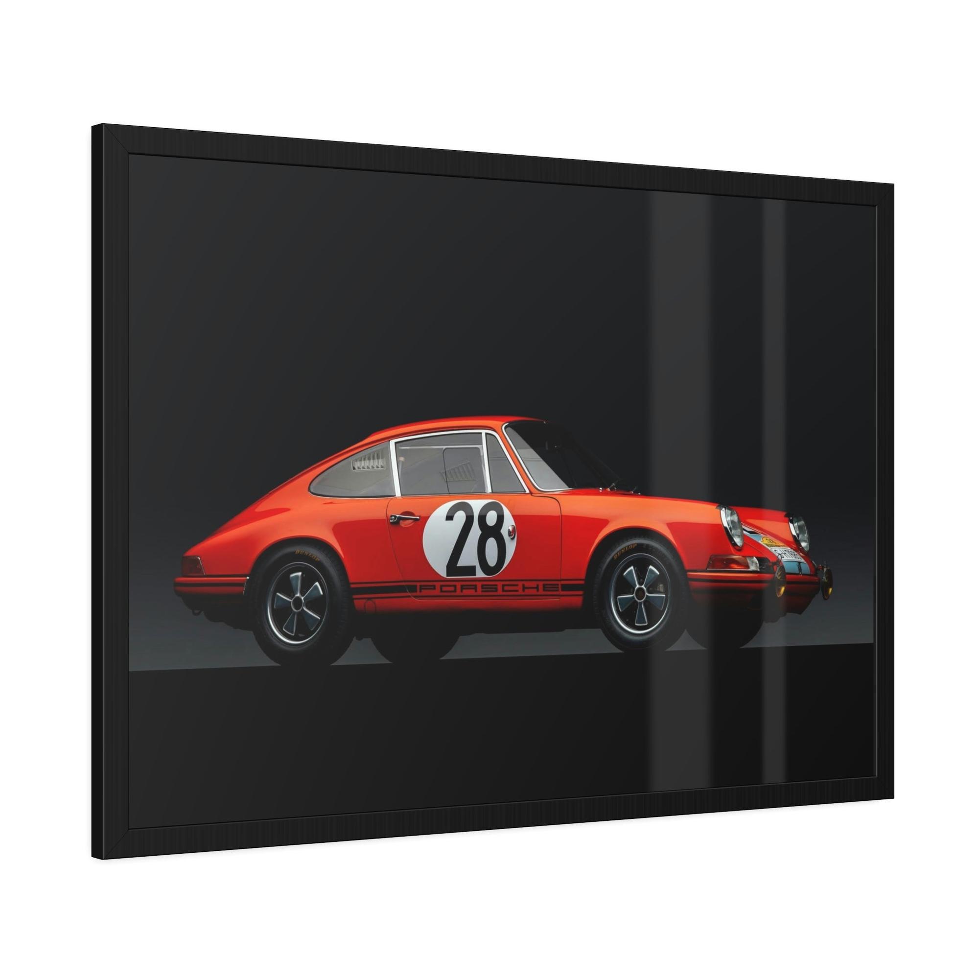 Porsche Iconic Porsche: A High-Quality Print on Canvas for Fans of Classic Cars