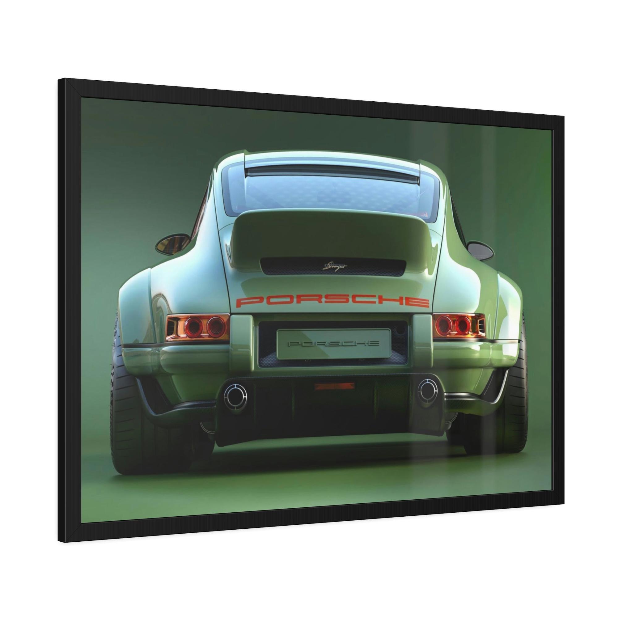 Porsche Porsche's Timeless Elegance: Wall Art Print on Natural Canvas
