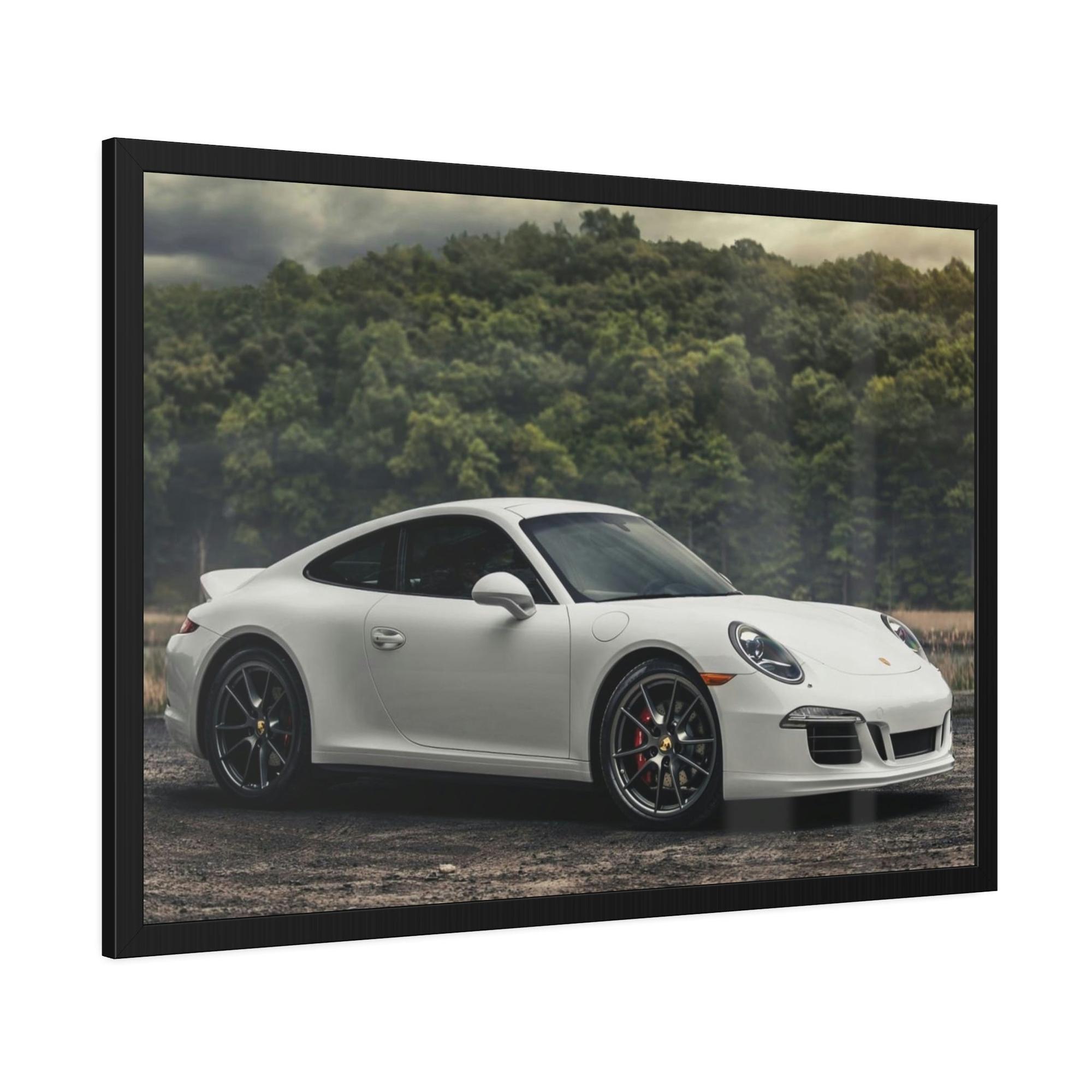 Porsche Porsche Power: Canvas & Poster Wall Art on Natural Canvas for Auto Aficionados