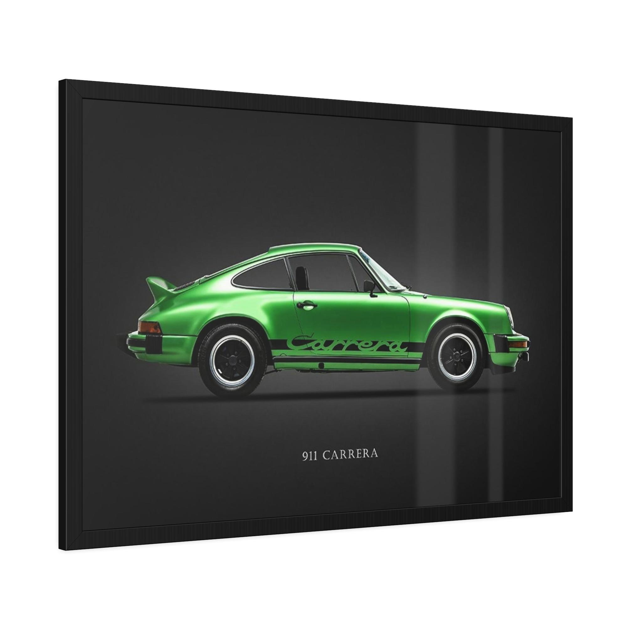 Porsche Natural Canvas Porsche Print: Elegant Wall Art for Car Collectors