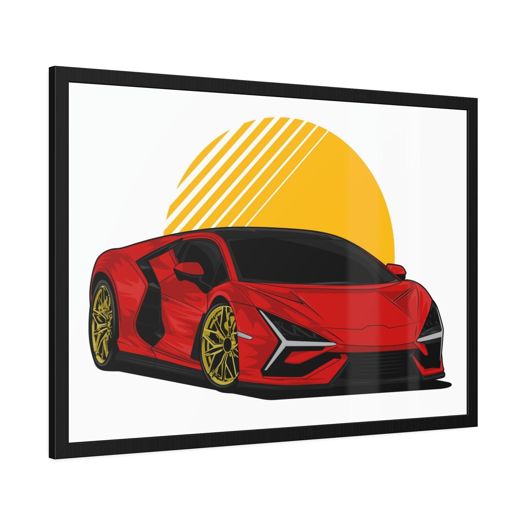 Lamborghini Lamborghini's Roar: High-Quality Canvas & Poster Wall Art