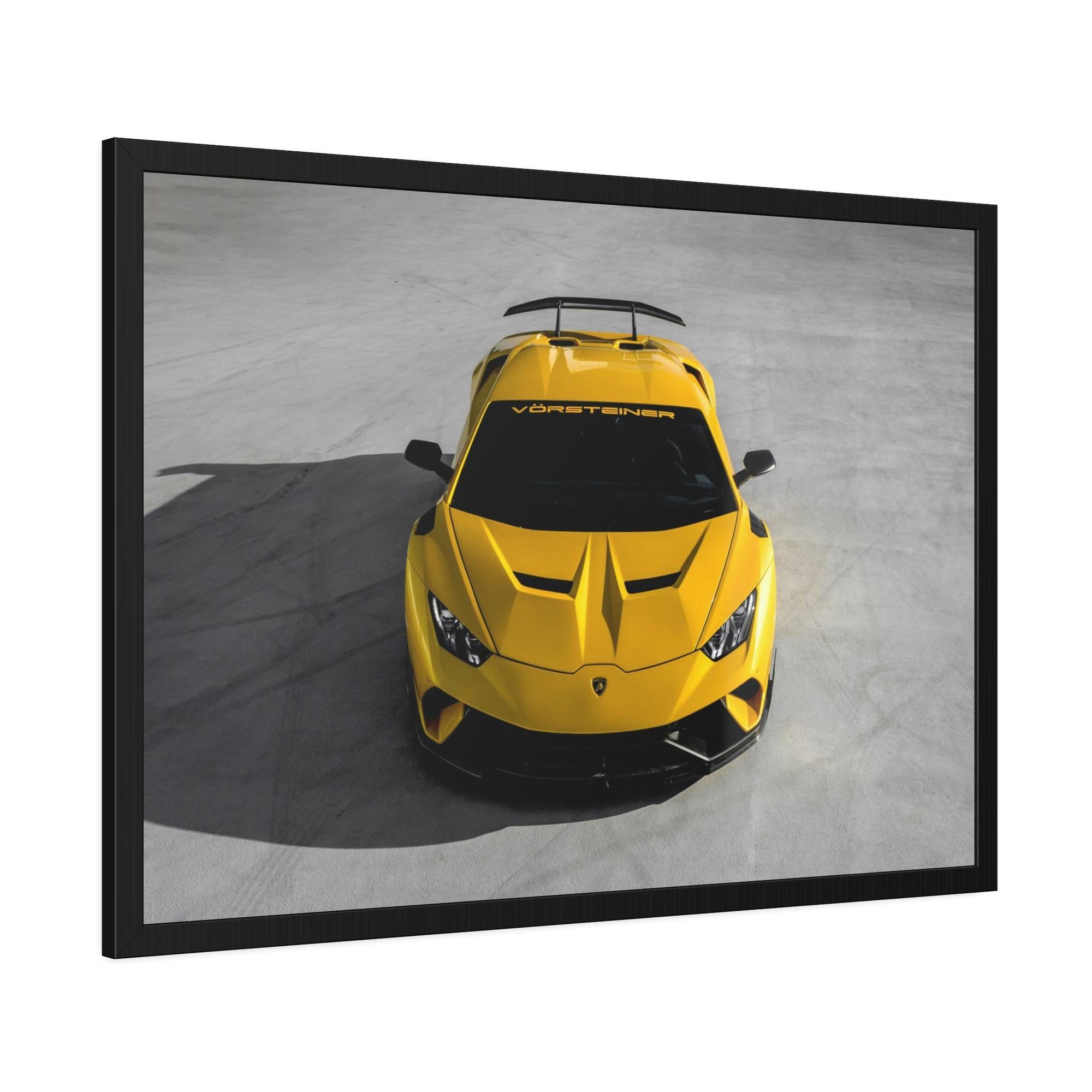 Lamborghini Italian Masterpiece on Canvas & Poster: Striking Print of Lamborghini