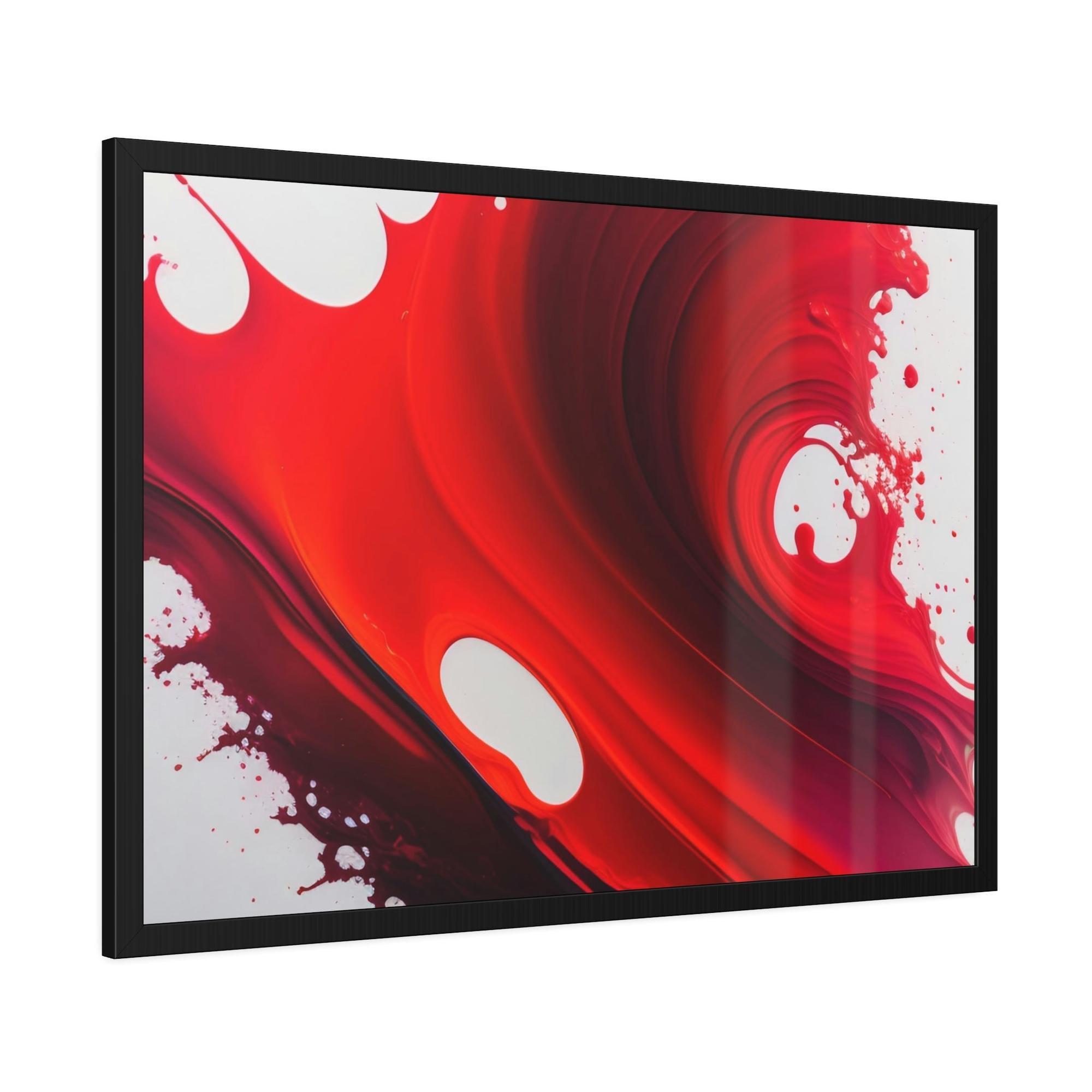 Red Abstract Art The Art of Energy: Red Abstract Wall Art and Framed Posters & Canvas
