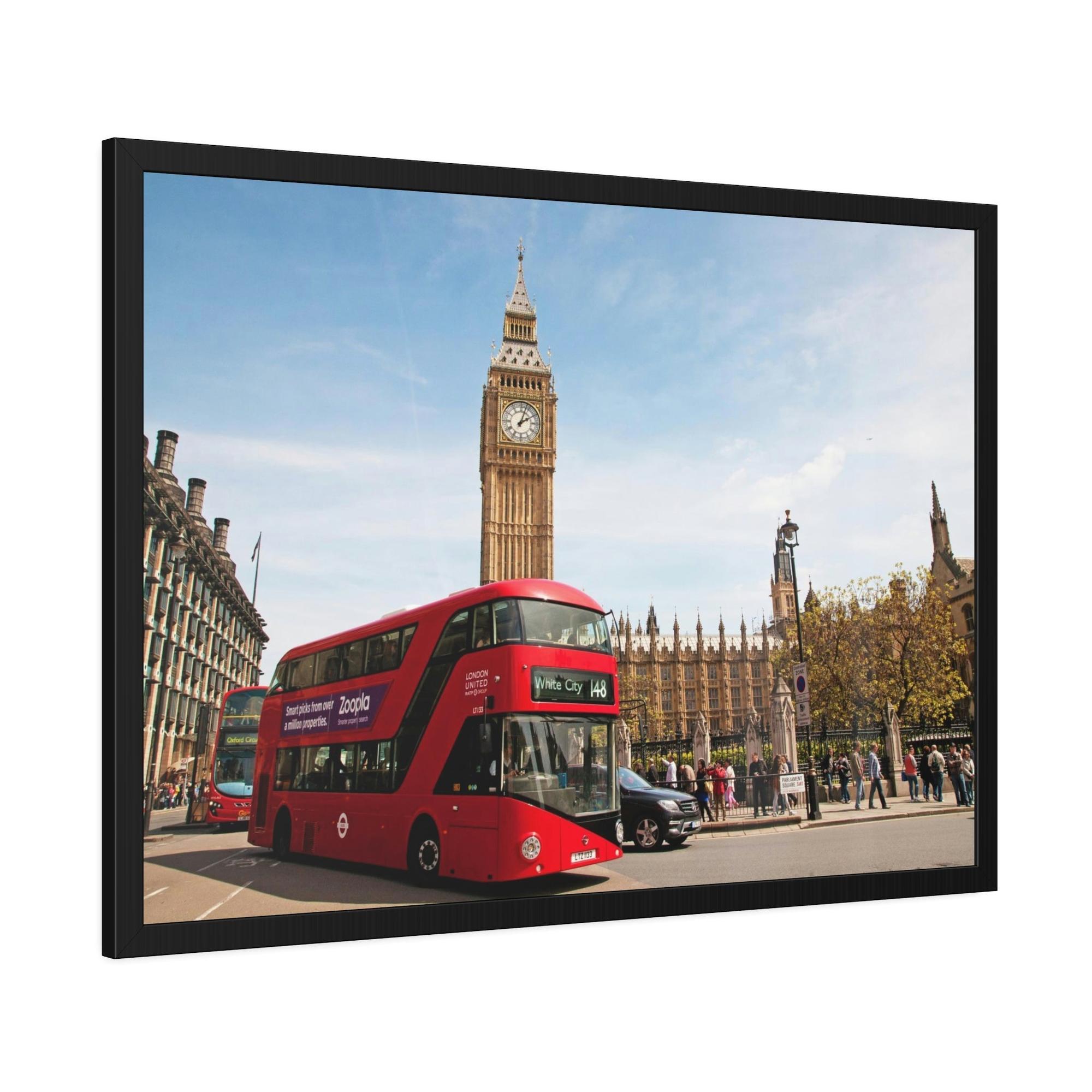 Bus The Artful Voyage: A Bus Journey on Canvas and Print