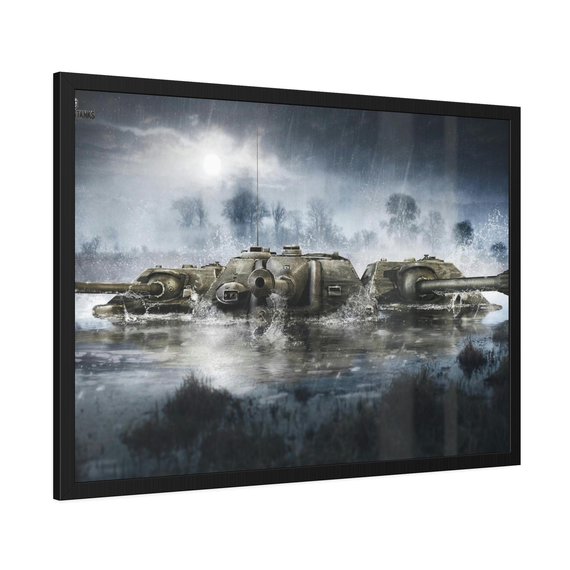 World Of Tanks Tank Warriors United: Dynamic World of Tanks Canvas Wall Art