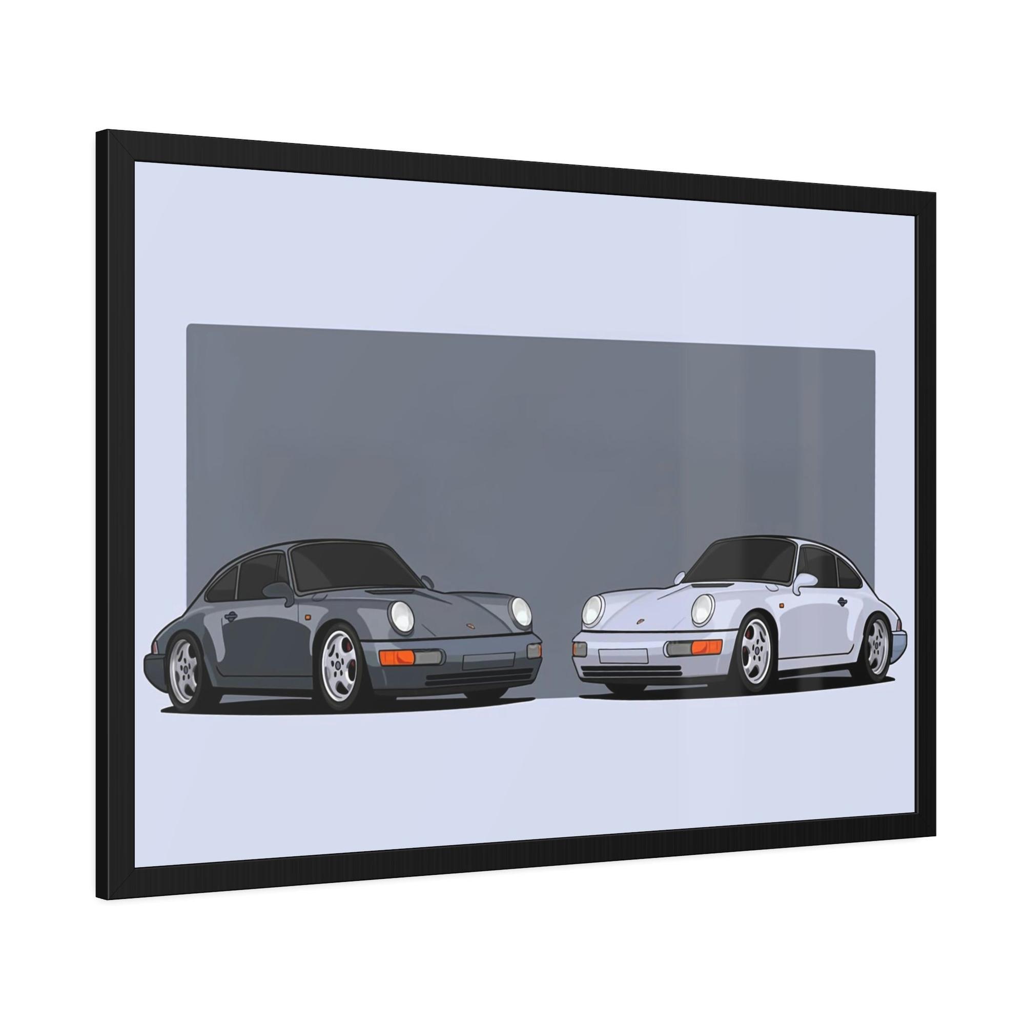 Porsche The Essence of Porsche: Canvas & Poster Wall Art Print for Car Enthusiasts
