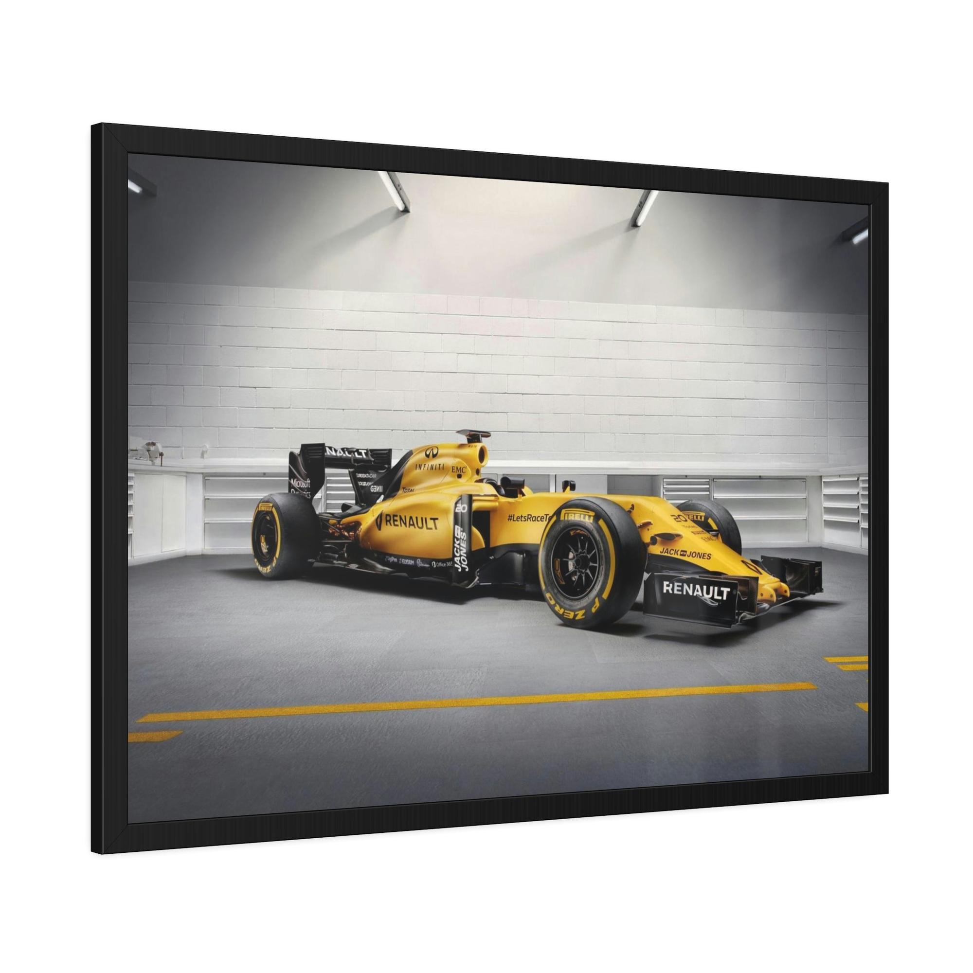 F1 Racing Dreams Unleashed: F1 Framed Canvas and Poster Art for Car Lovers