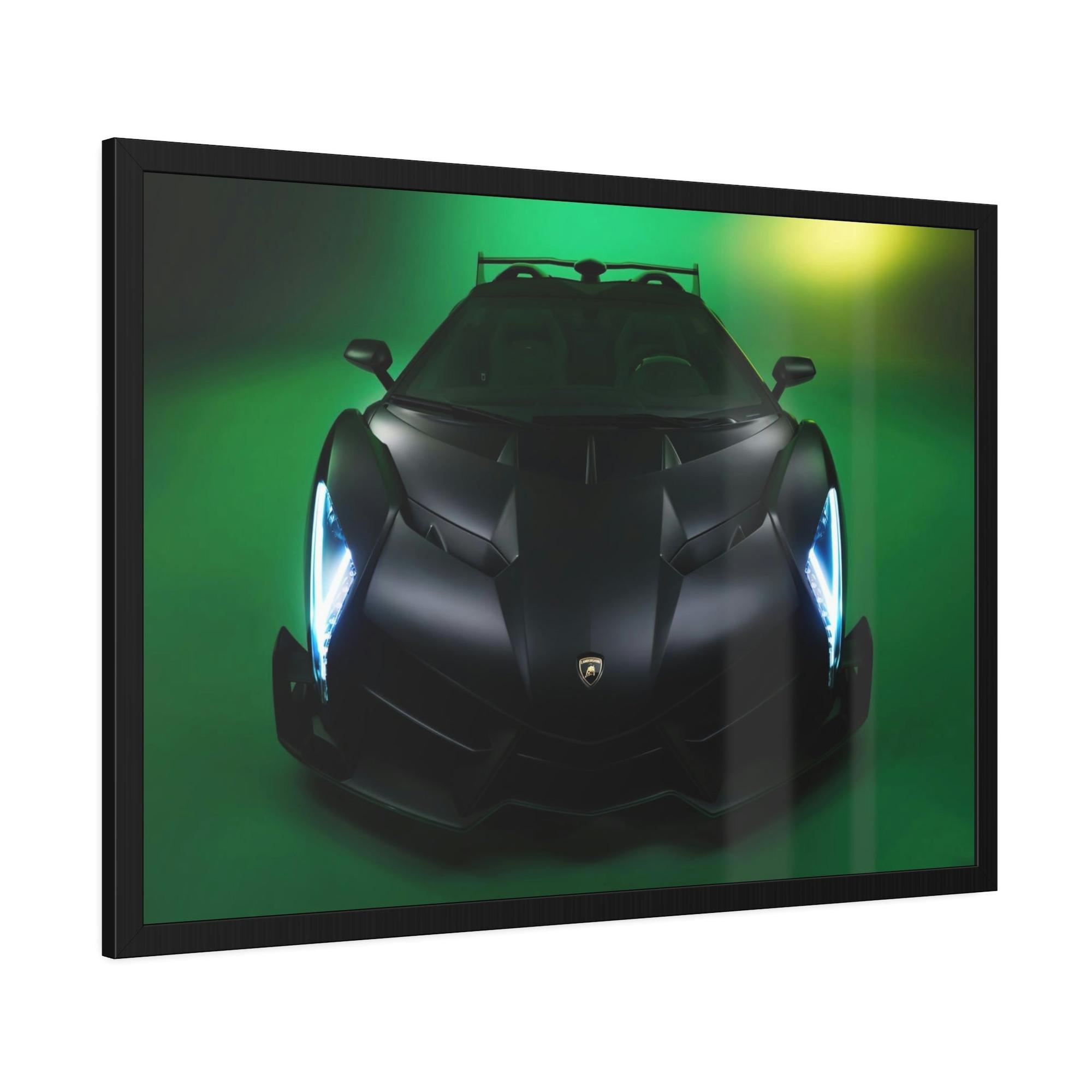 Porsche Bold and Beautiful: Natural Canvas and Framed Posters of Porsche Supercars