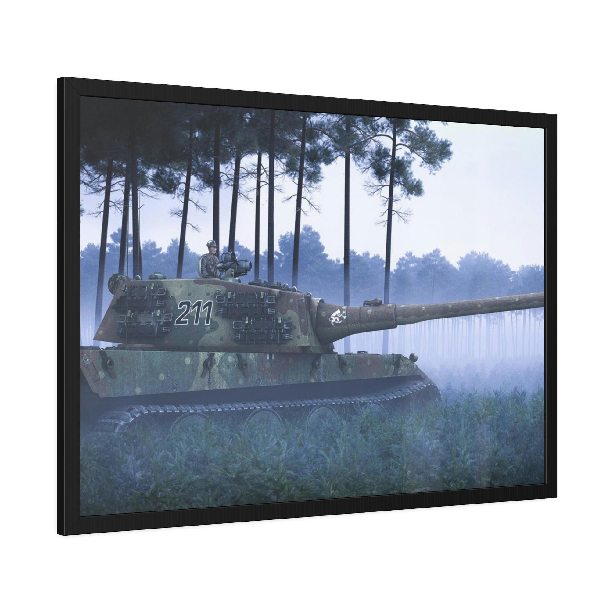 World Of Tanks Victory Unveiled: Striking World of Tanks Art Print on Canvas