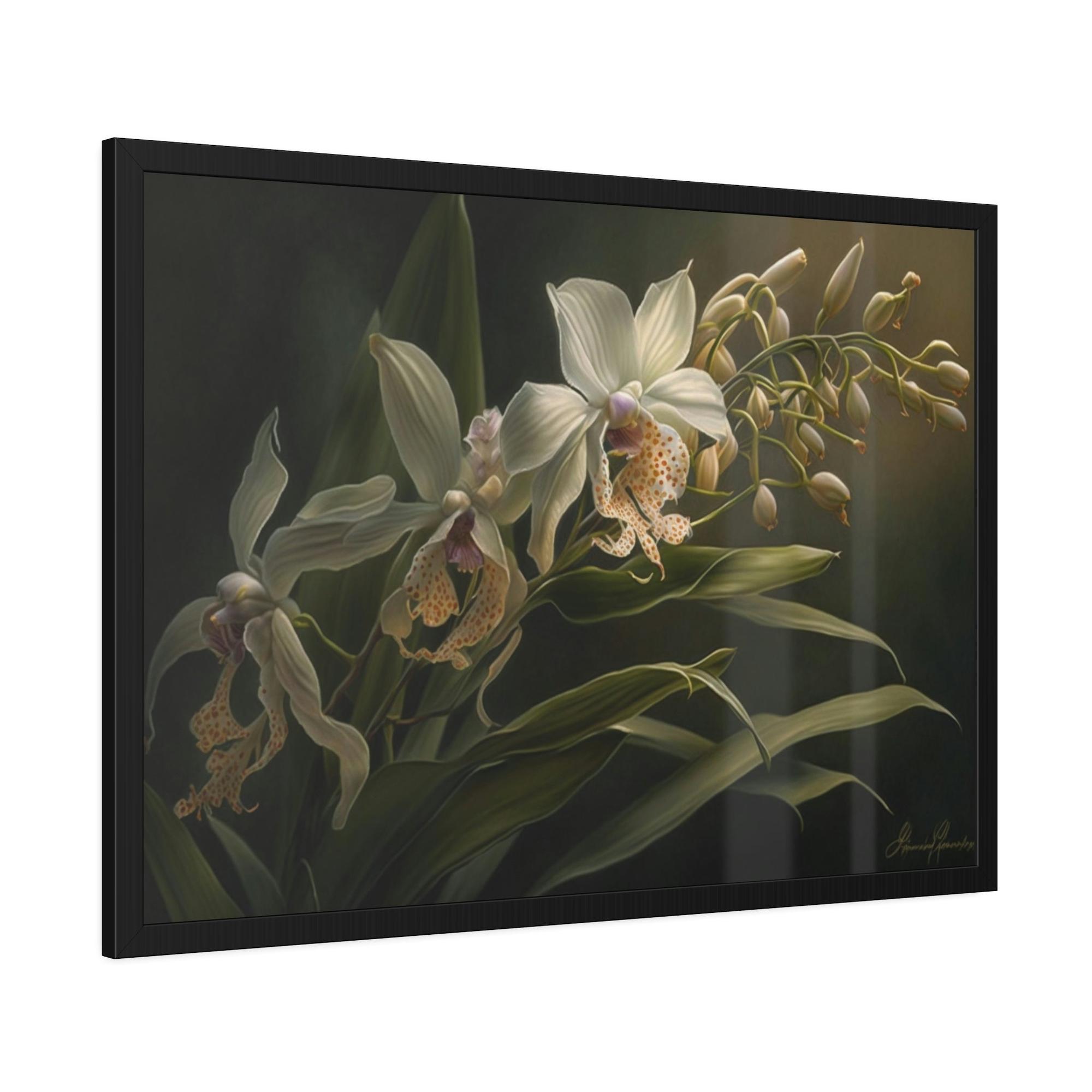Orchids Exotic Blooms: Orchids on Canvas