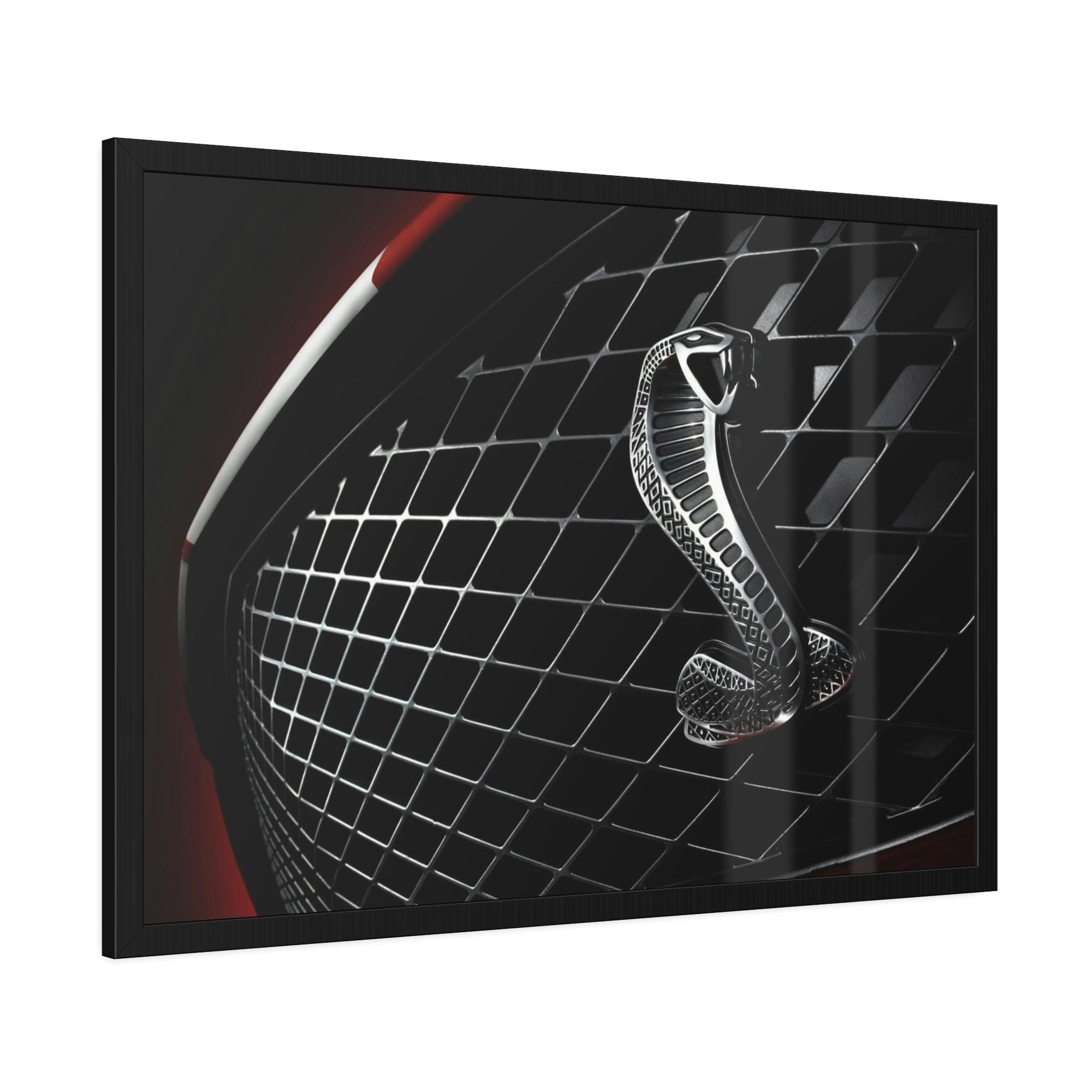 Mustang Sleek and Powerful: Mustang Sports Car Art on Canvas for Modern Interiors
