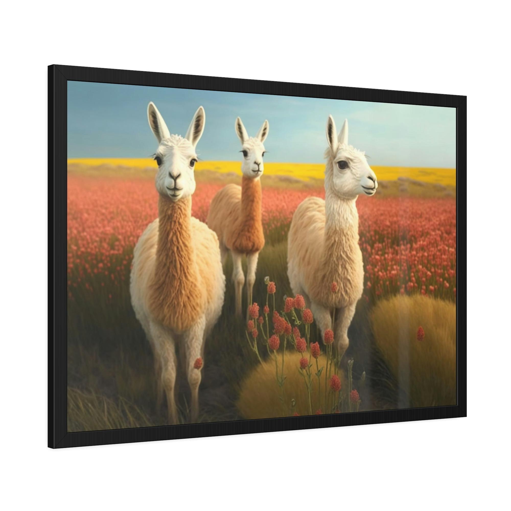 Lamas Lama Harmony: A Canvas of Peaceful Creatures