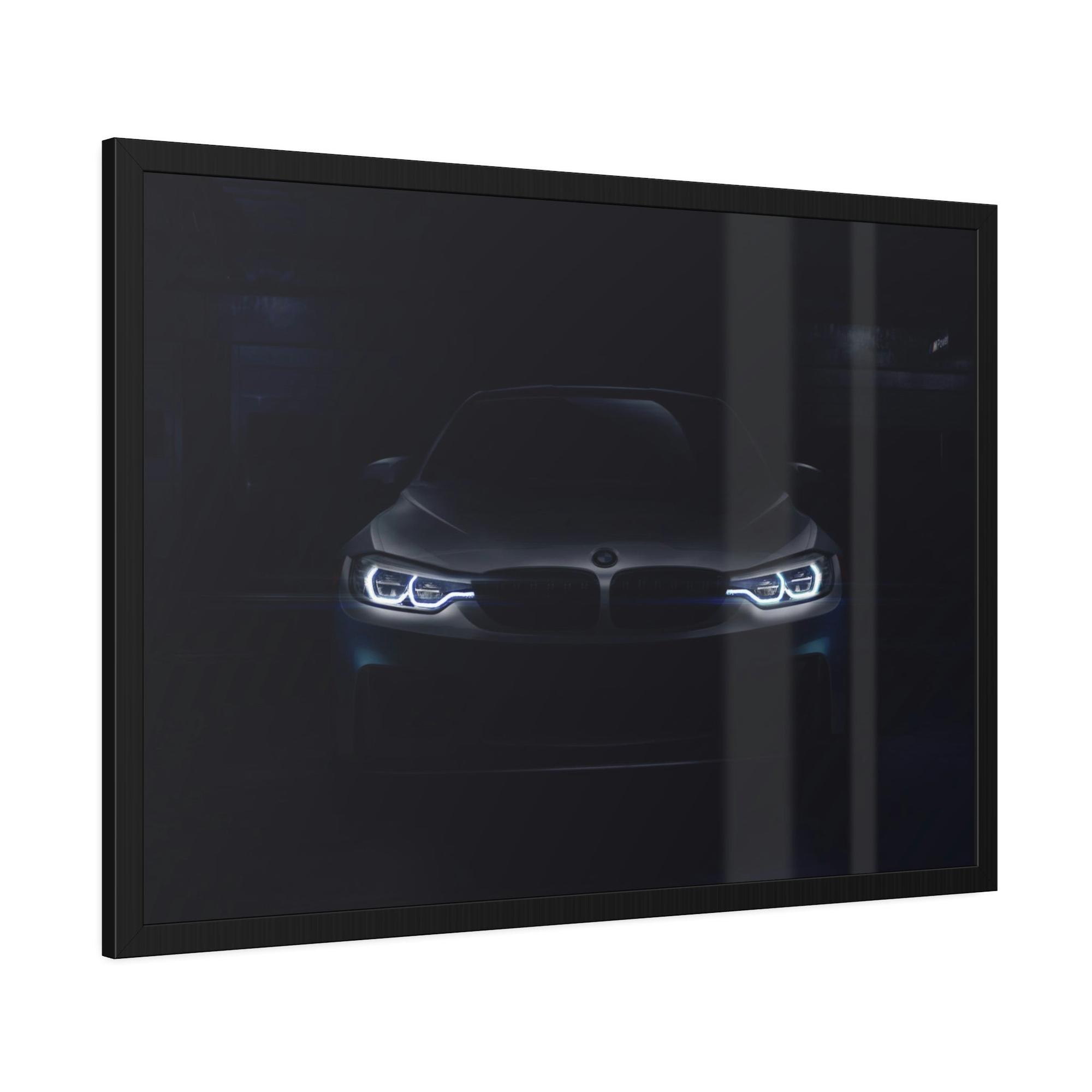 Bmw The Iconic BMW: Beautiful Print on Framed Canvas & Poster