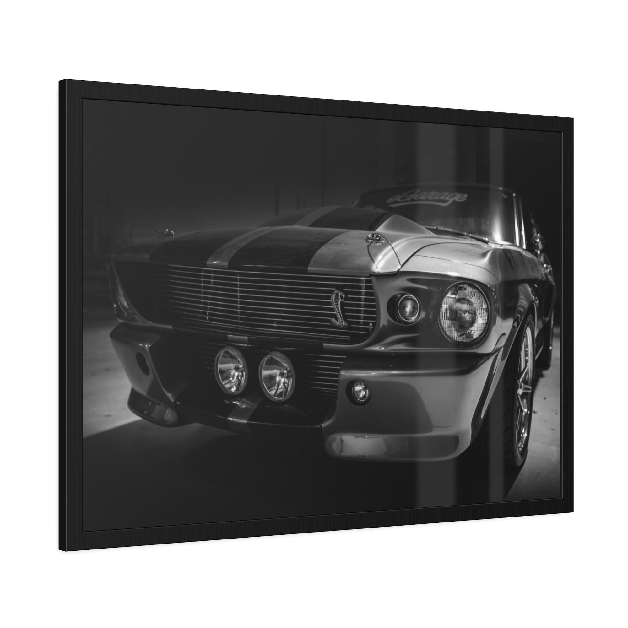 Mustang Art of Velocity: Mustang Sports Car Art on Canvas for Auto Enthusiasts