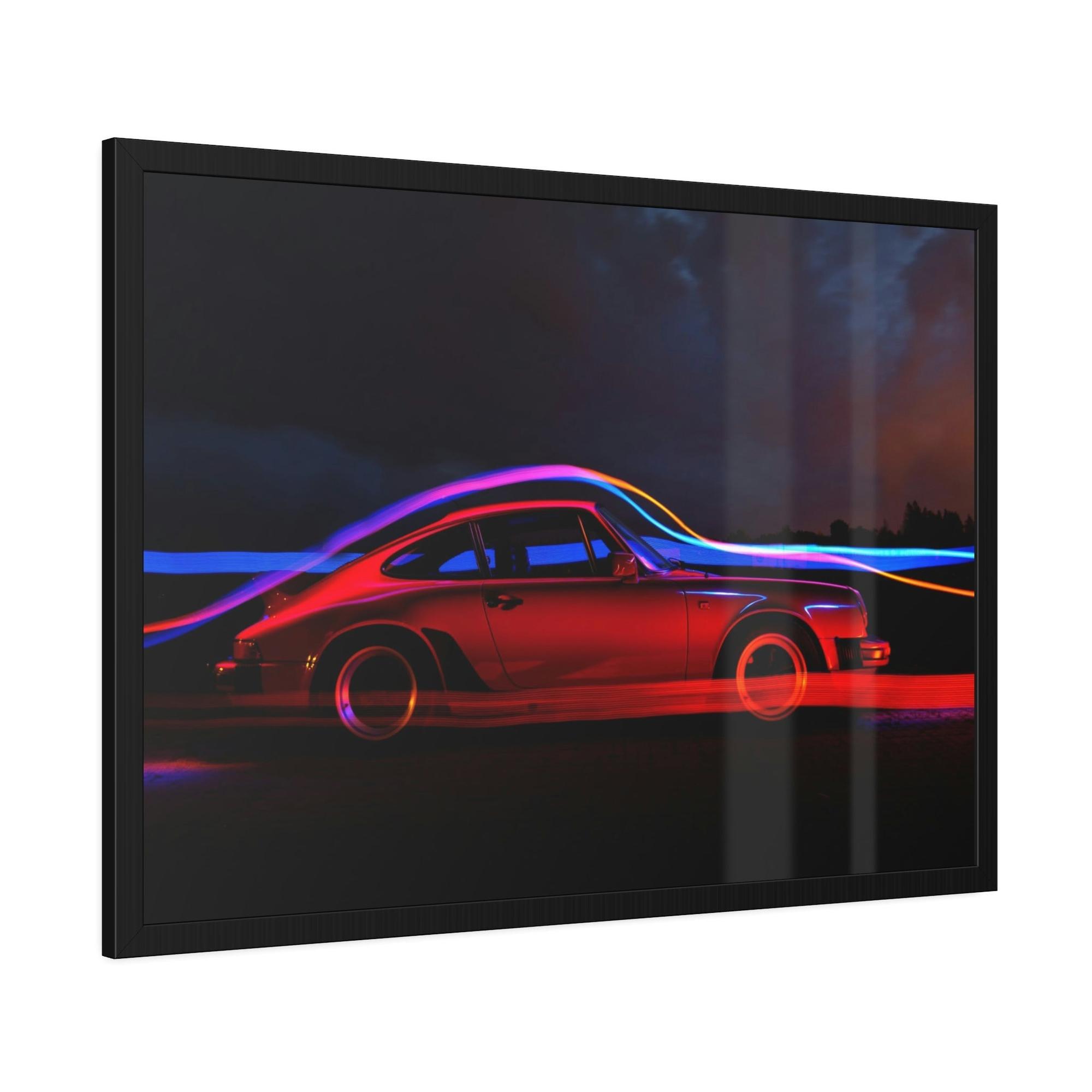 Porsche Porsche Reflections: Artistic Canvas and Print Artwork of Classic Cars