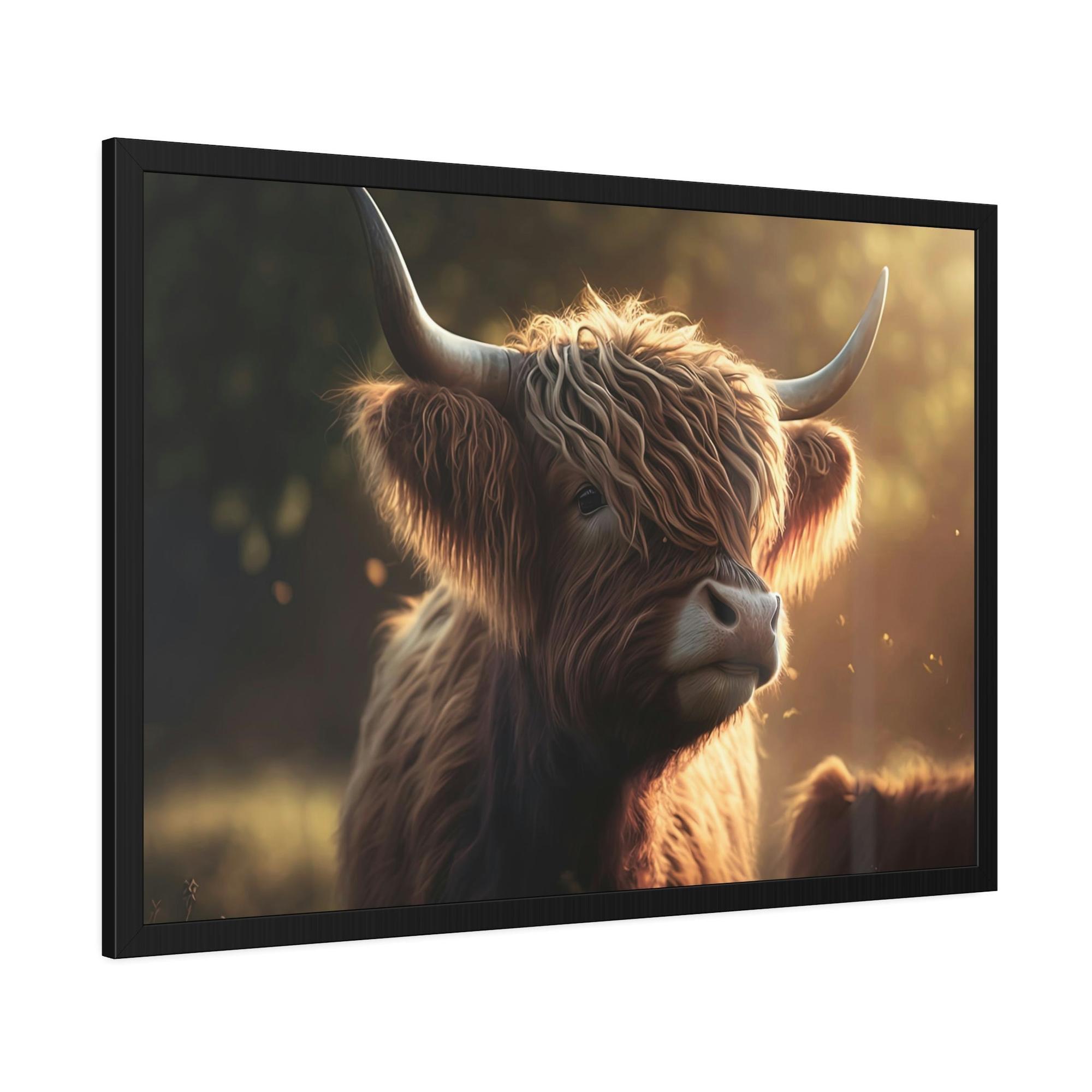Cows Farmhouse Chic: Cow on Canvas for a Stylish and Elegant Wall Art Accent
