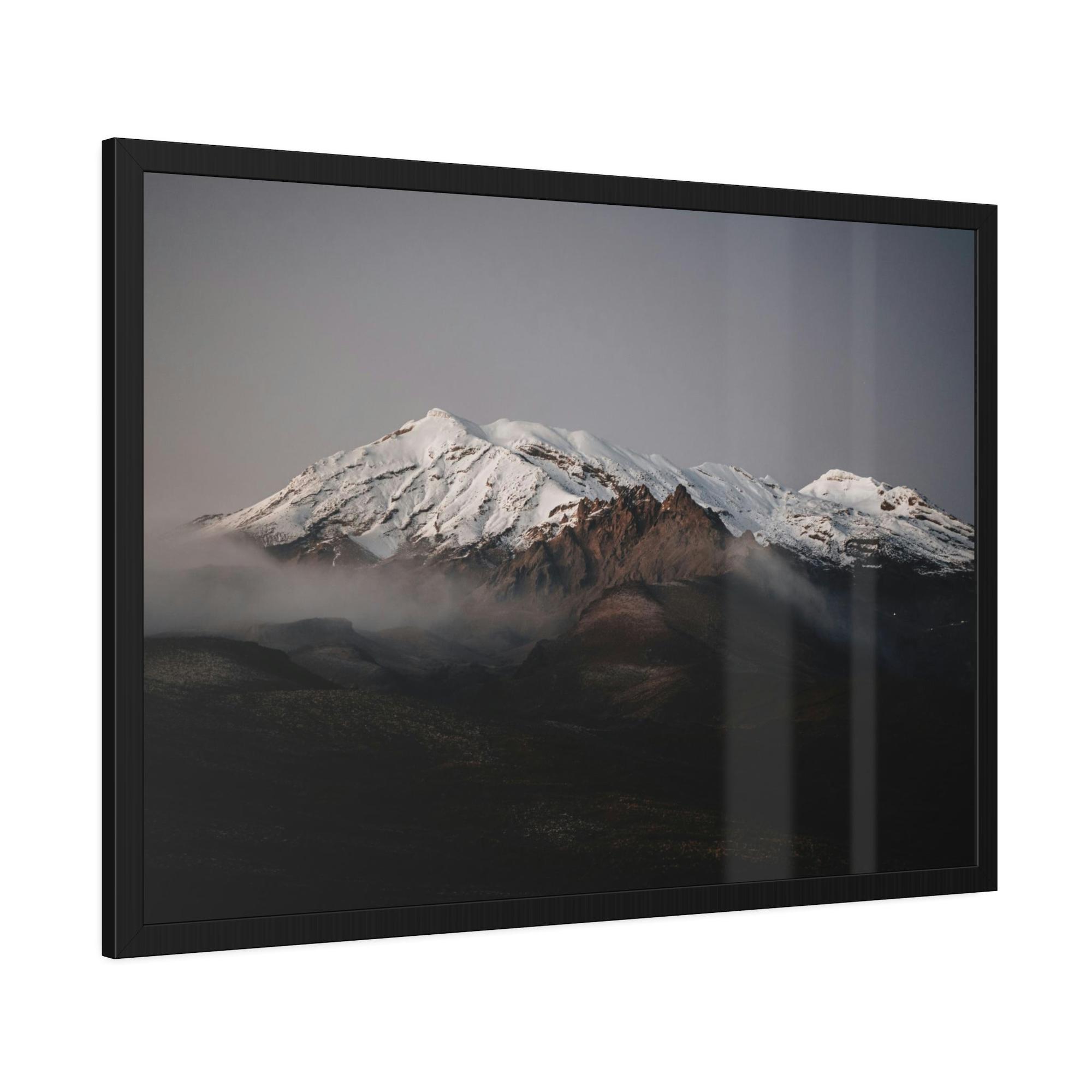 Mountains The Magnificence of Mountains: A Panoramic View on Canvas