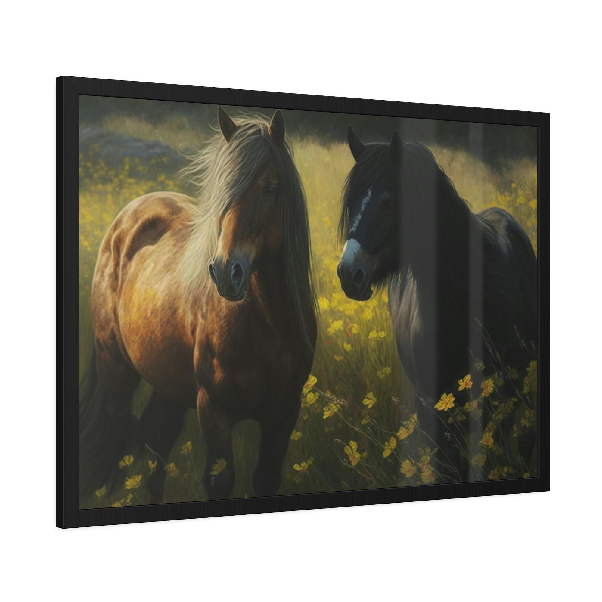 Horses Wild Horses: A Canvas Rustic Adventure