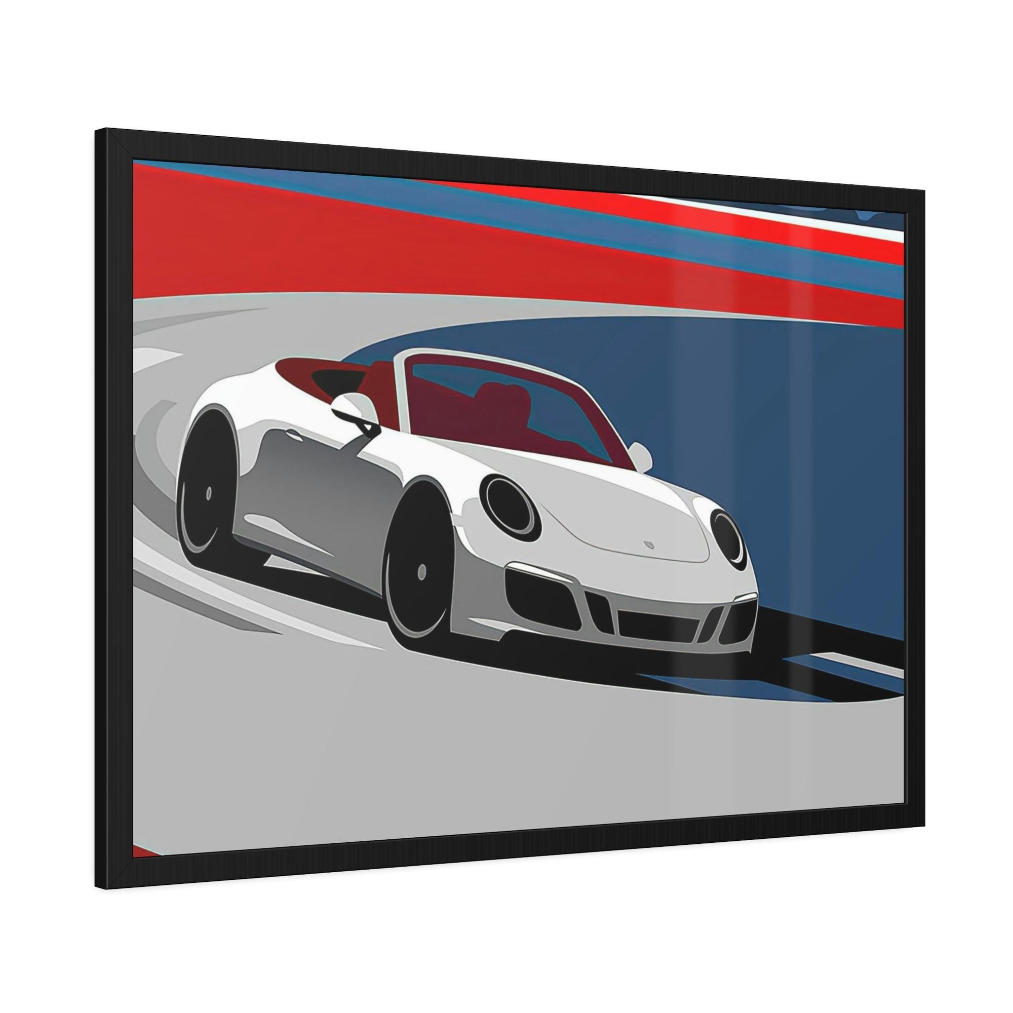 Porsche Speed and Style: Stunning  Canvas & Poster Wall Art of Porsche