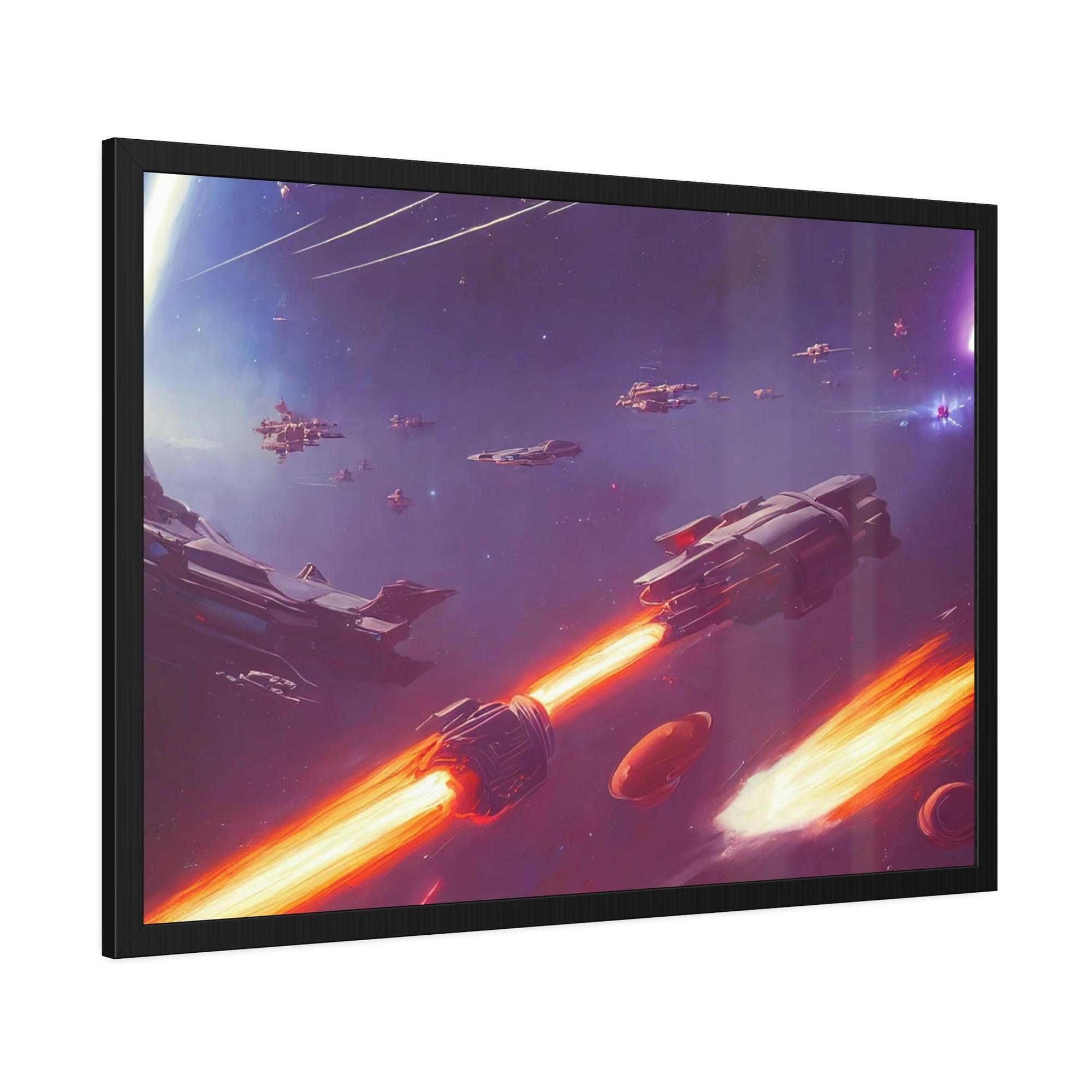 Star Wars The Empire Strikes Back: Classic Star Wars Wall Art on Framed Poster & Canvas