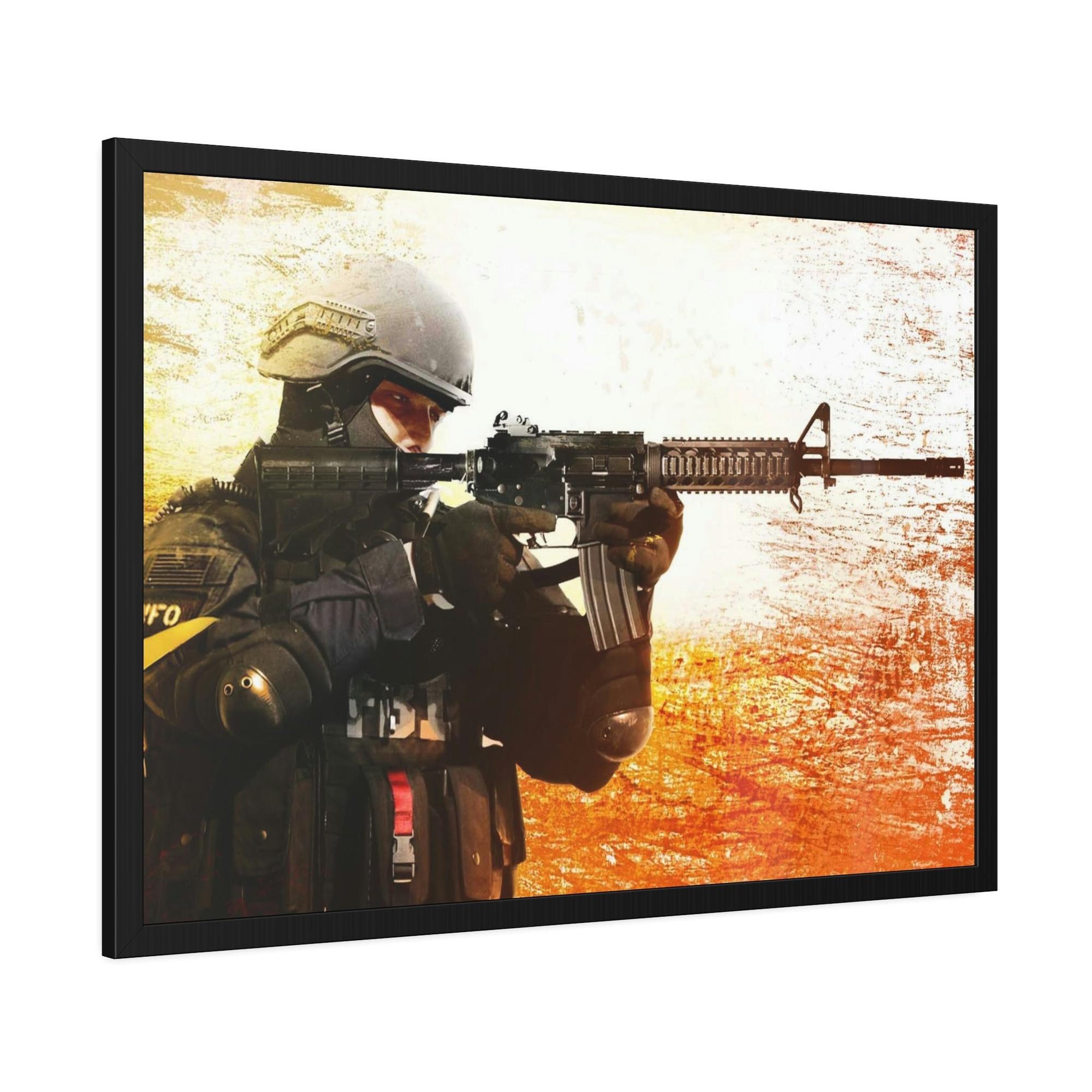 Counter Strike Gaming Glory: Counter Strike Poster & Canvas Wall Art