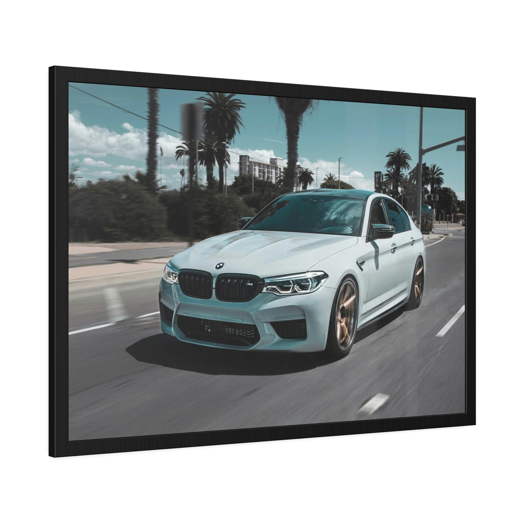 Bmw BMW on Canvas: Captivating Canvas & Poster Print for Car Enthusiasts