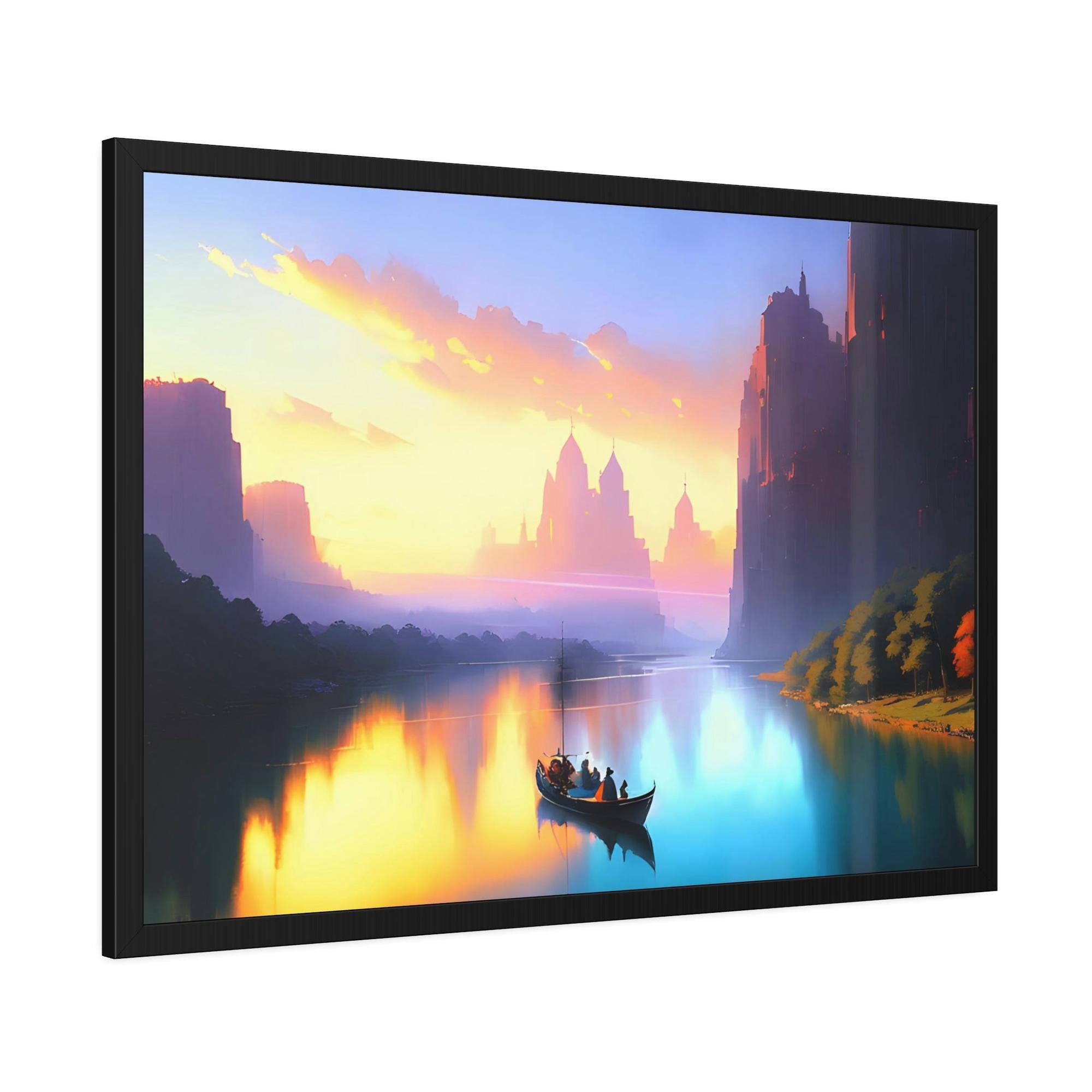 Lakes And Rivers River Dreams: Wall Art and Canvas Print of Serene Lakes and Rivers