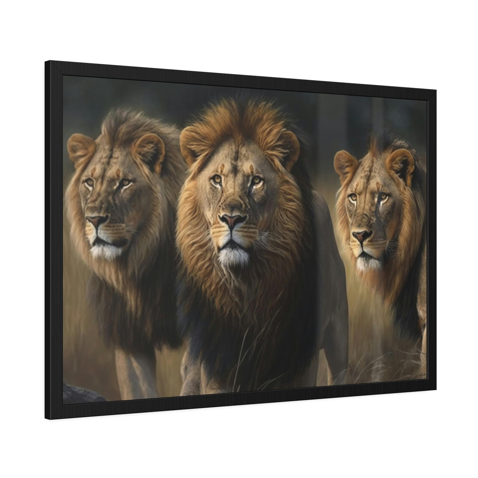Lions Jungle Royalty: A Canvas of Lions