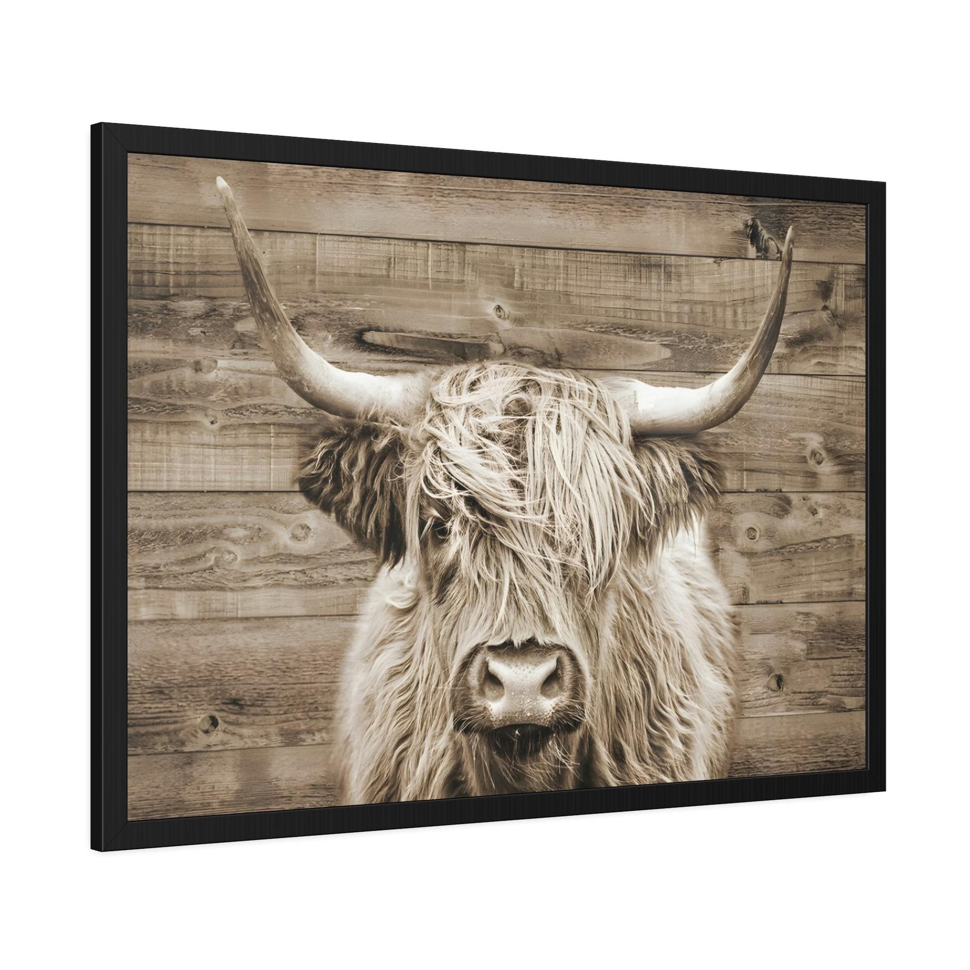 Highland Cow Highland Harmony: Serene Highland Cow - Pixoram