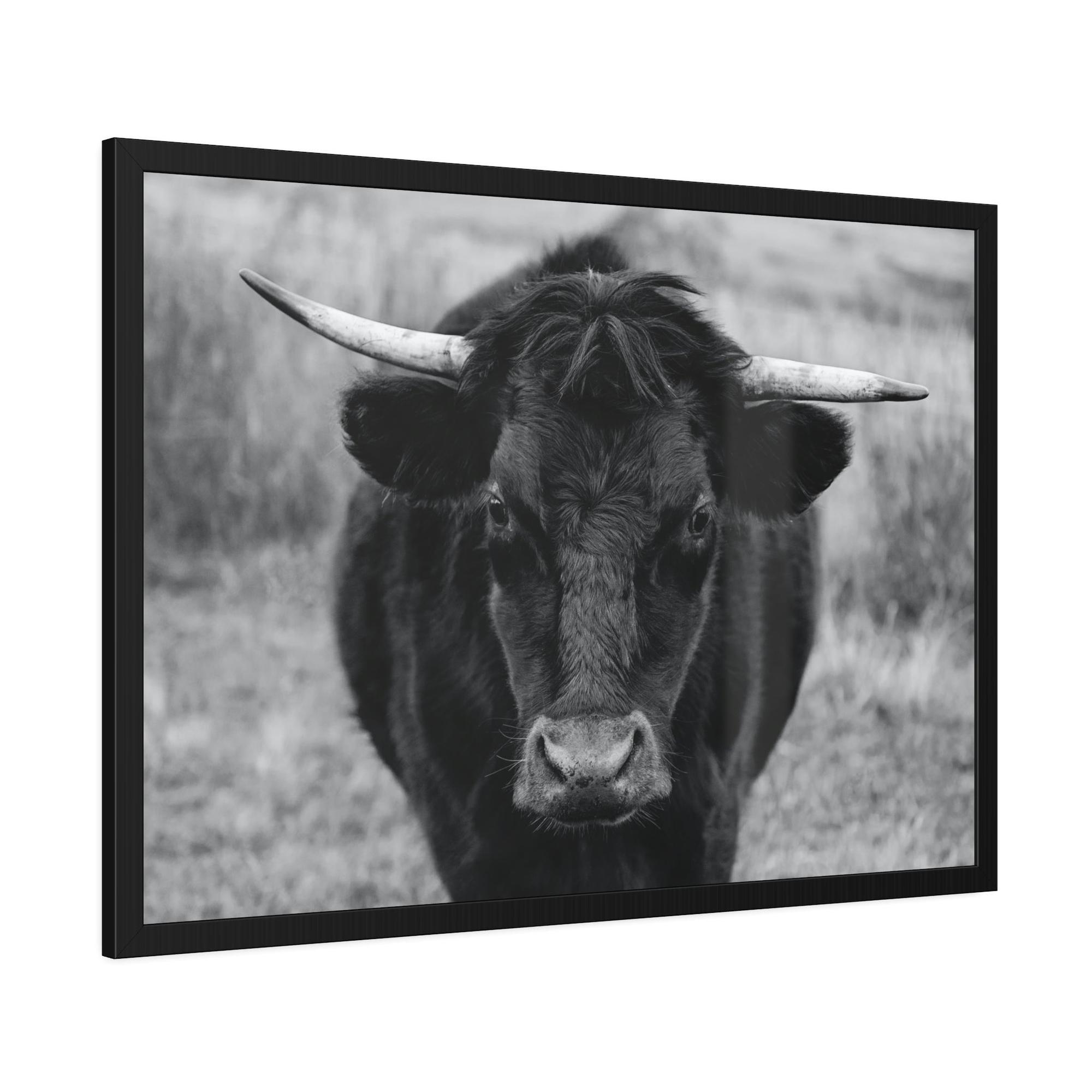 Highland Cow Highland Cattle Retriever - Printed Canvas - Wall Art - Cattle Wall Art | Animals Art