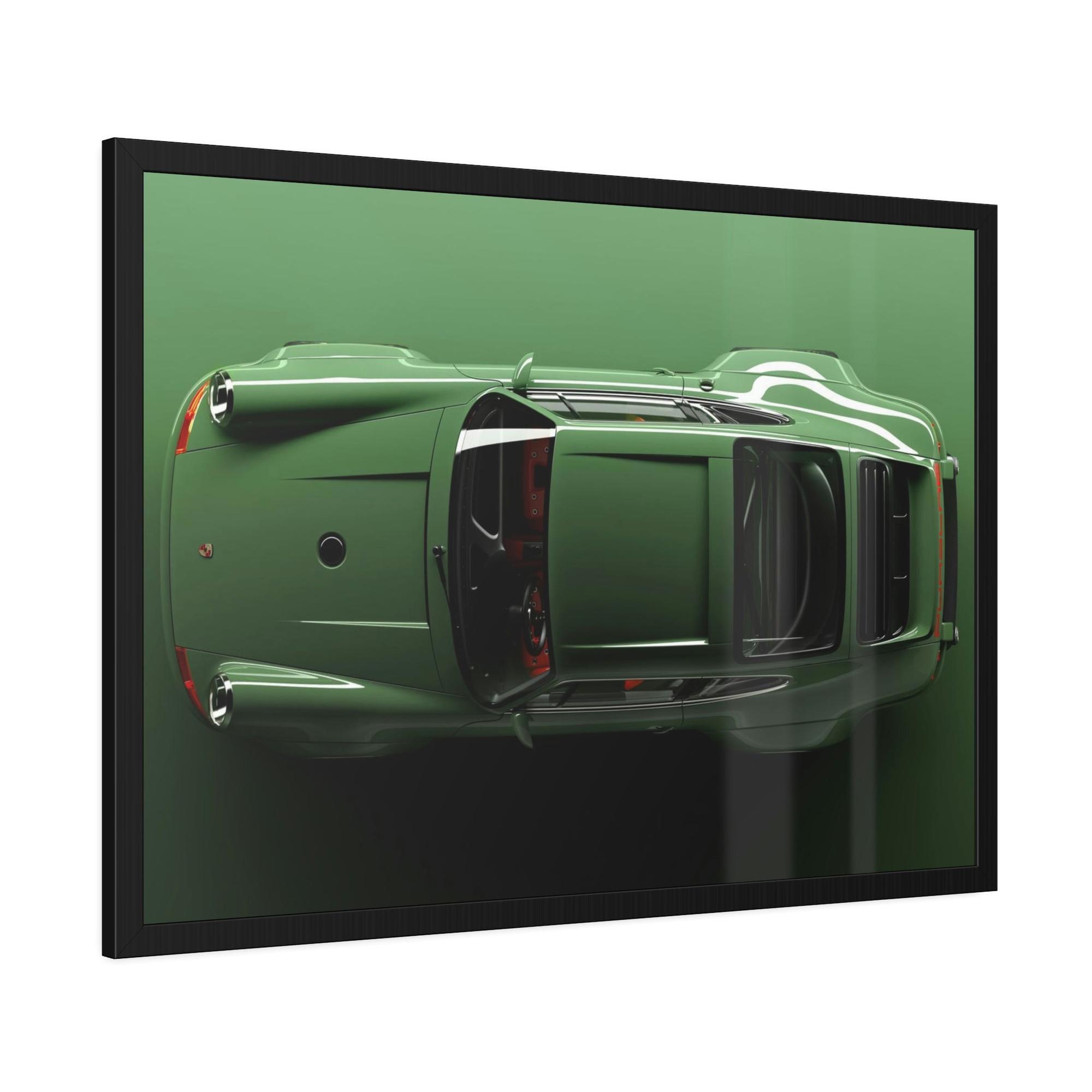 Porsche Automotive Art: High-Quality Porsche Print on Natural Canvas & Poster