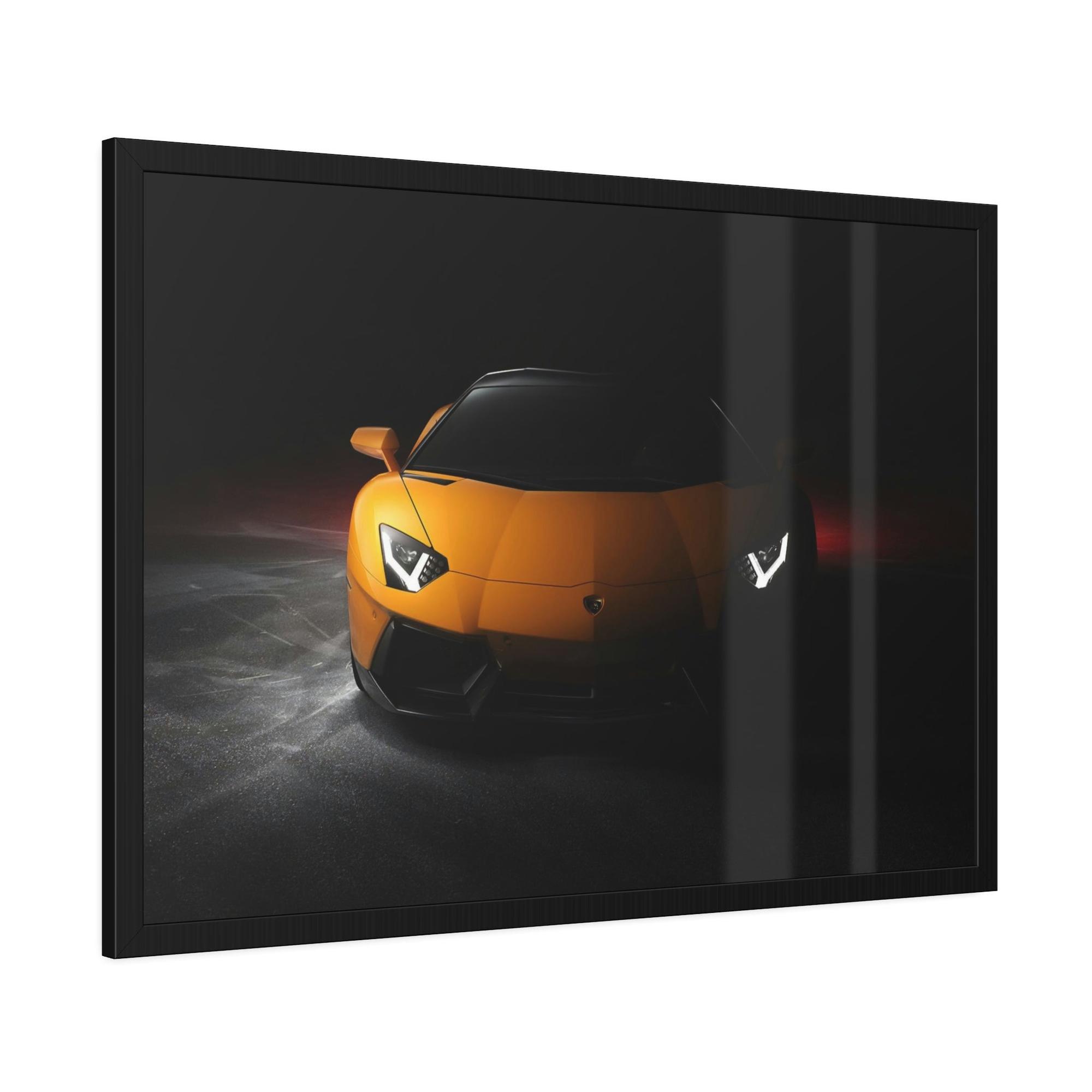 Lamborghini Lamborghini The Power of Elegance: Art and Wall Decor on Natural Canvas