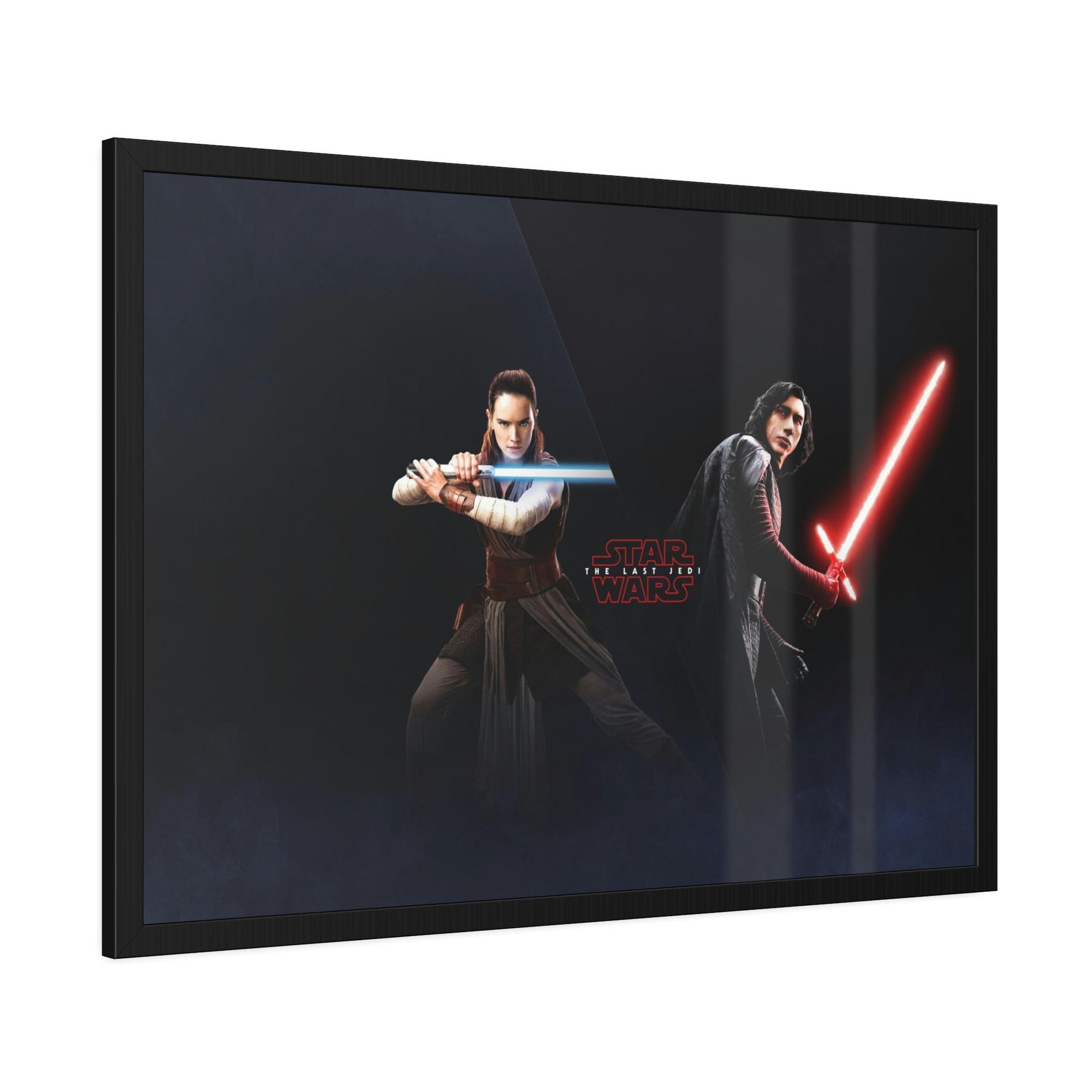Star Wars Battle for the Galaxy: Star Wars Wall Art on Canvas & Poster for Sci-Fi Fans